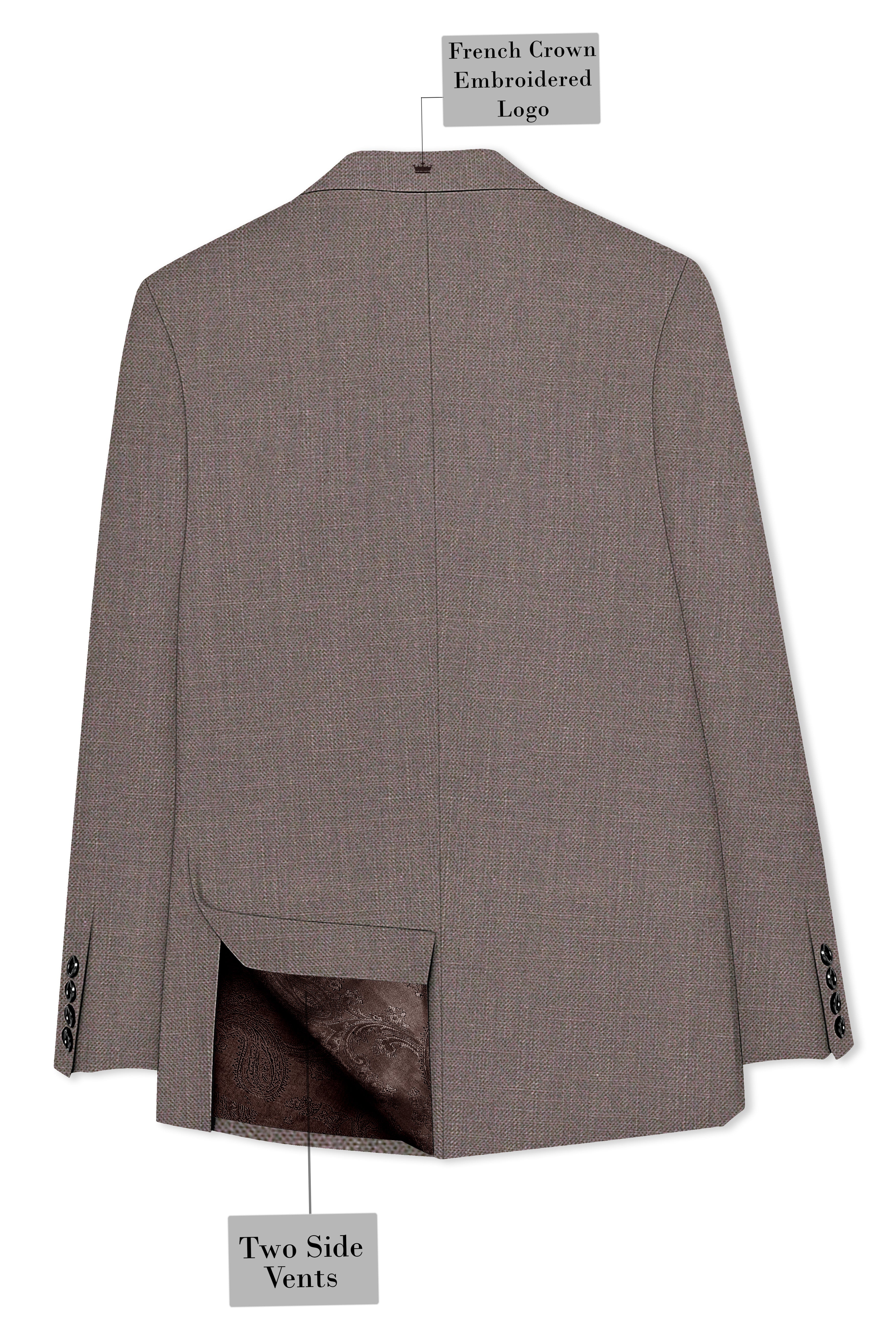 Emperor Brown Premium Cotton Suit