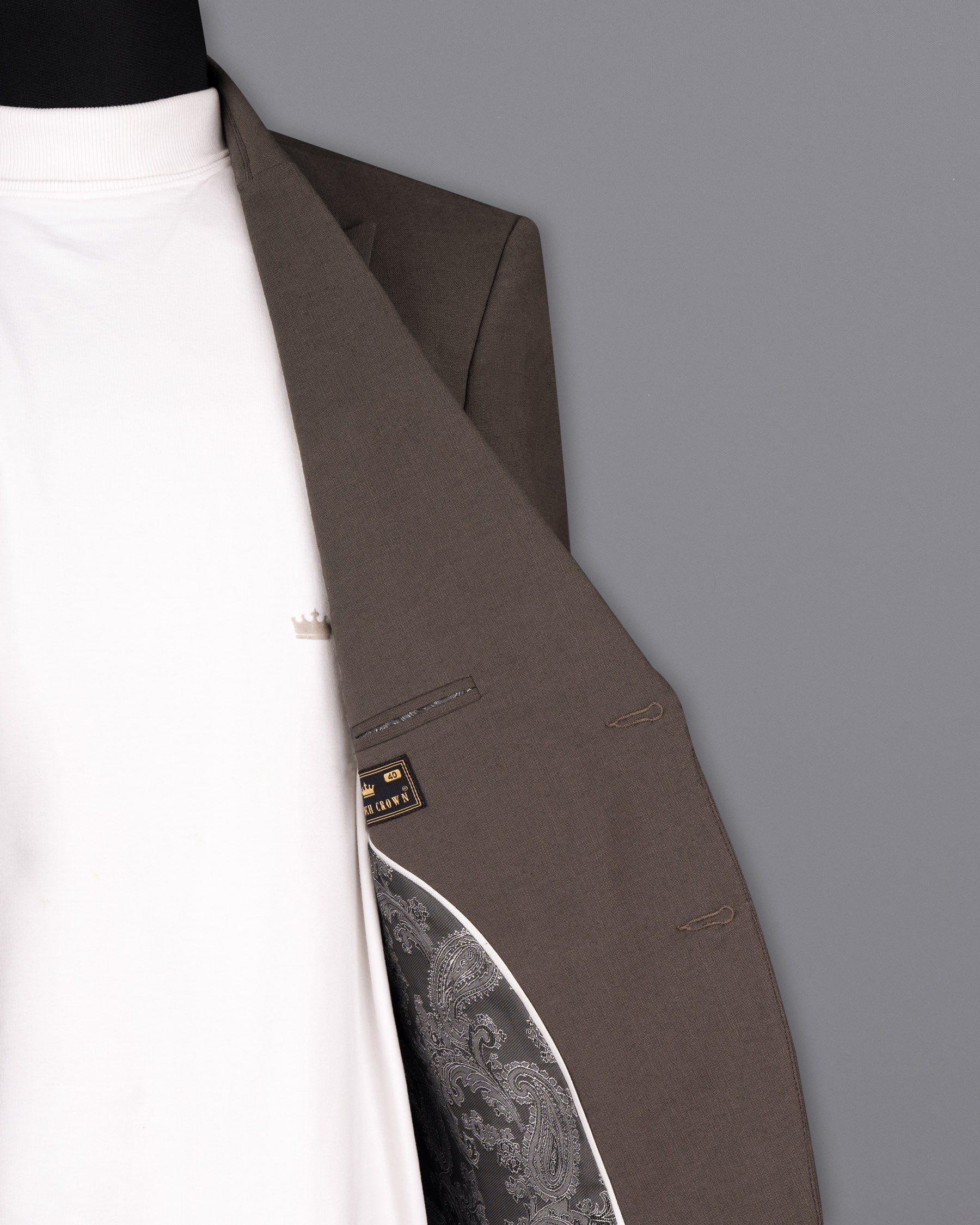 Emperor Brown Premium Cotton Suit