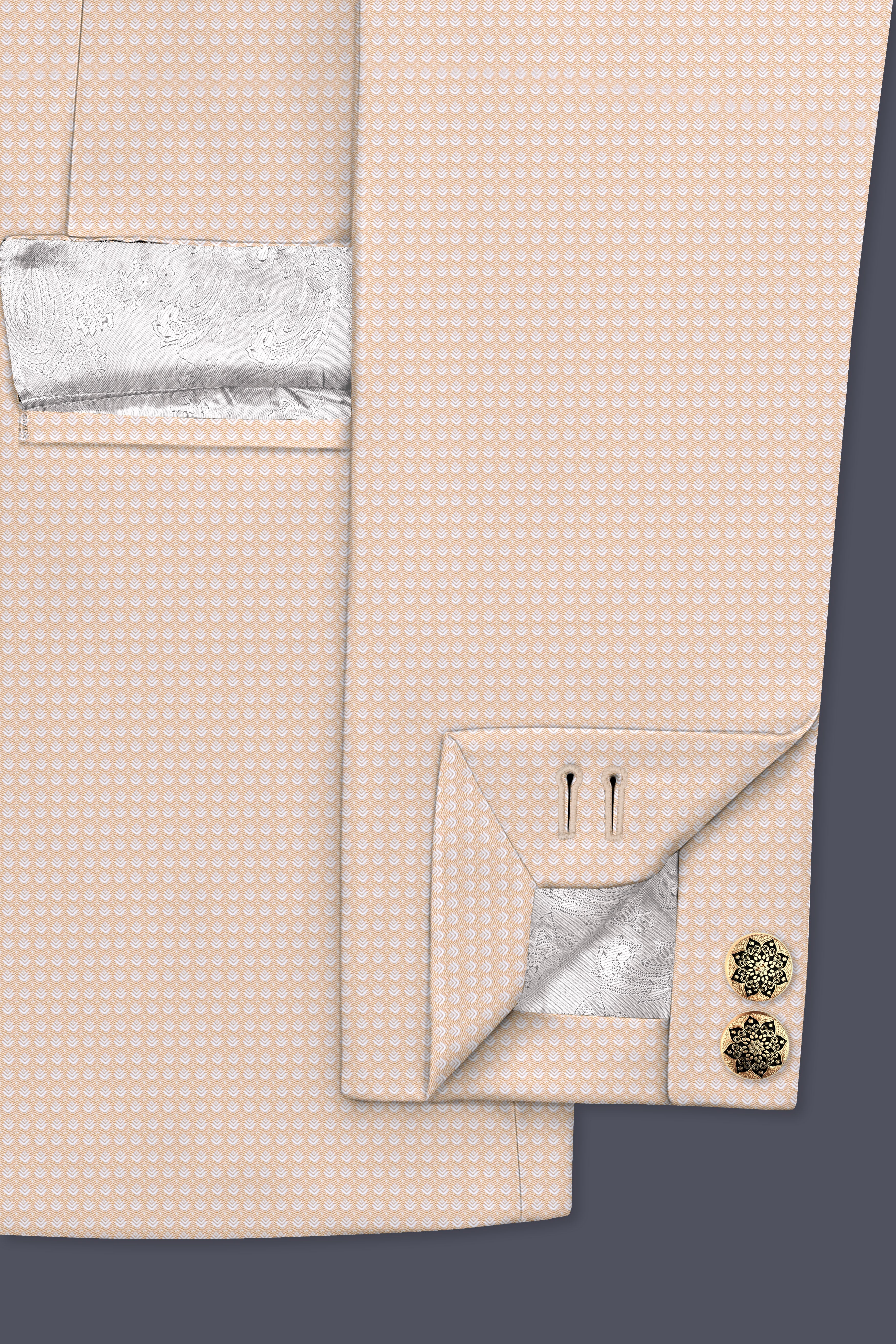 Tumbleweed Cross Placket Super Soft Bandhgala Designer Suit