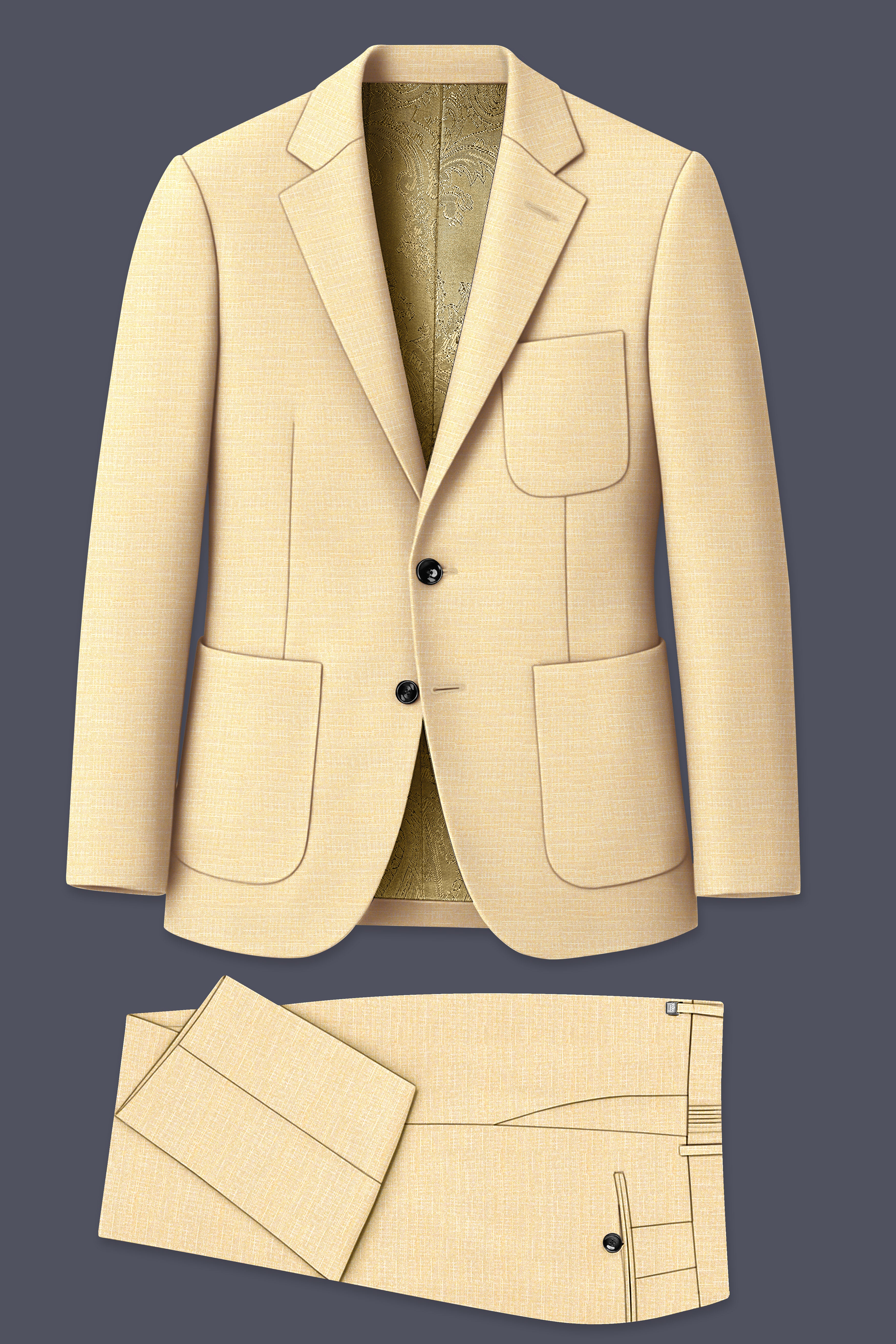 Peach Puff Designer Suit
