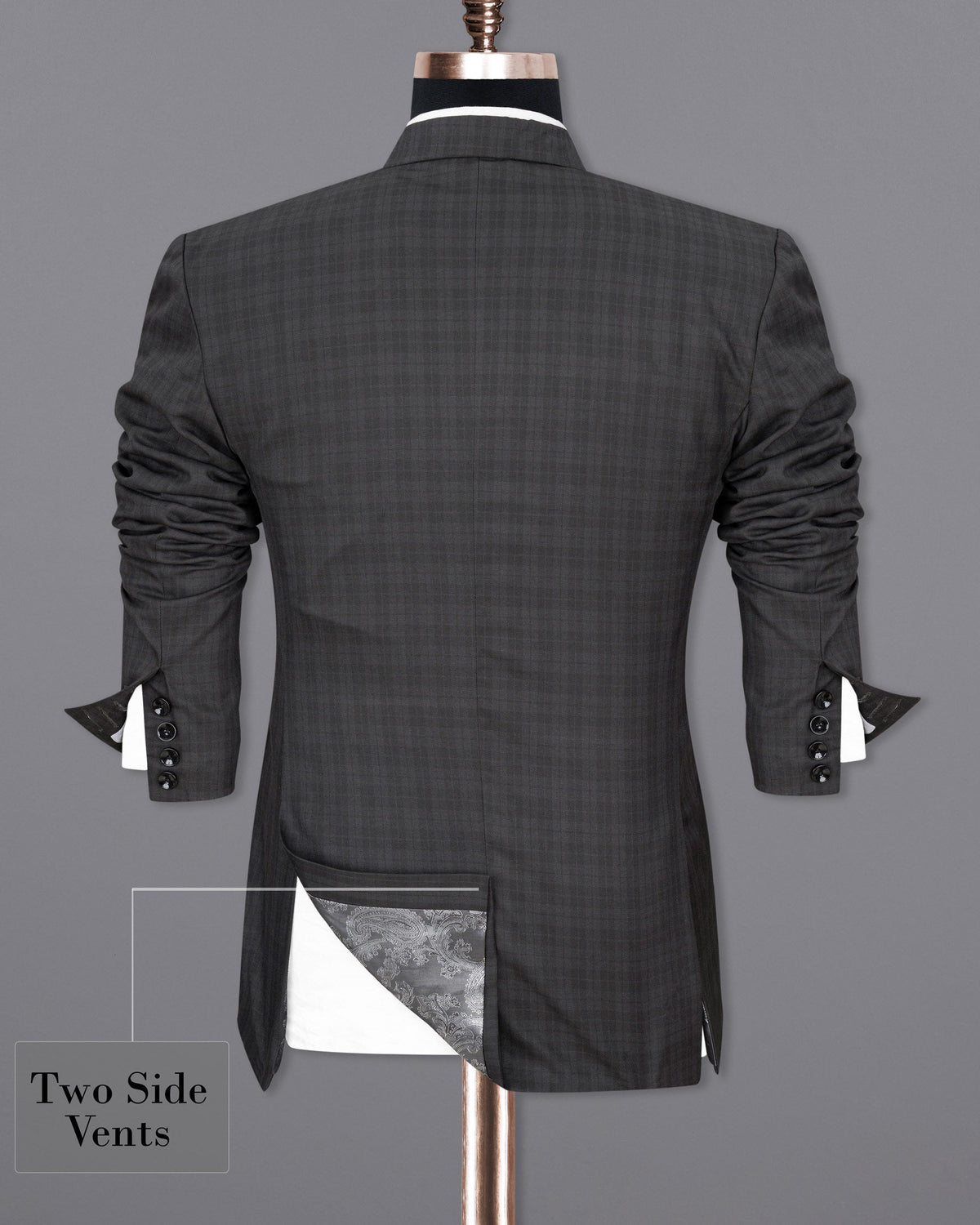 Mine Shaft Gray Plaid Blazer