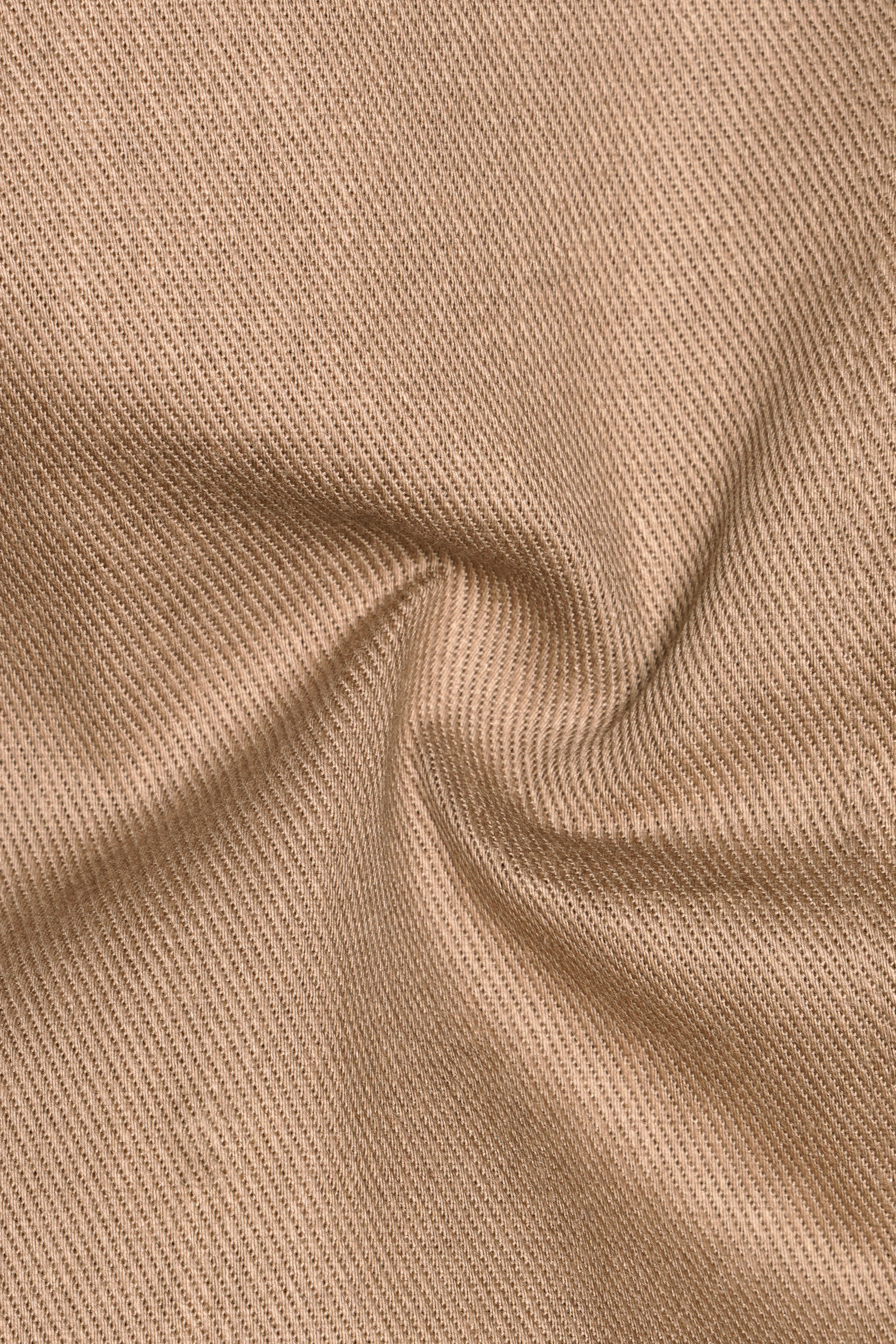 Dark Chestnut Brown Double Breasted Sports Premium Cotton Suit