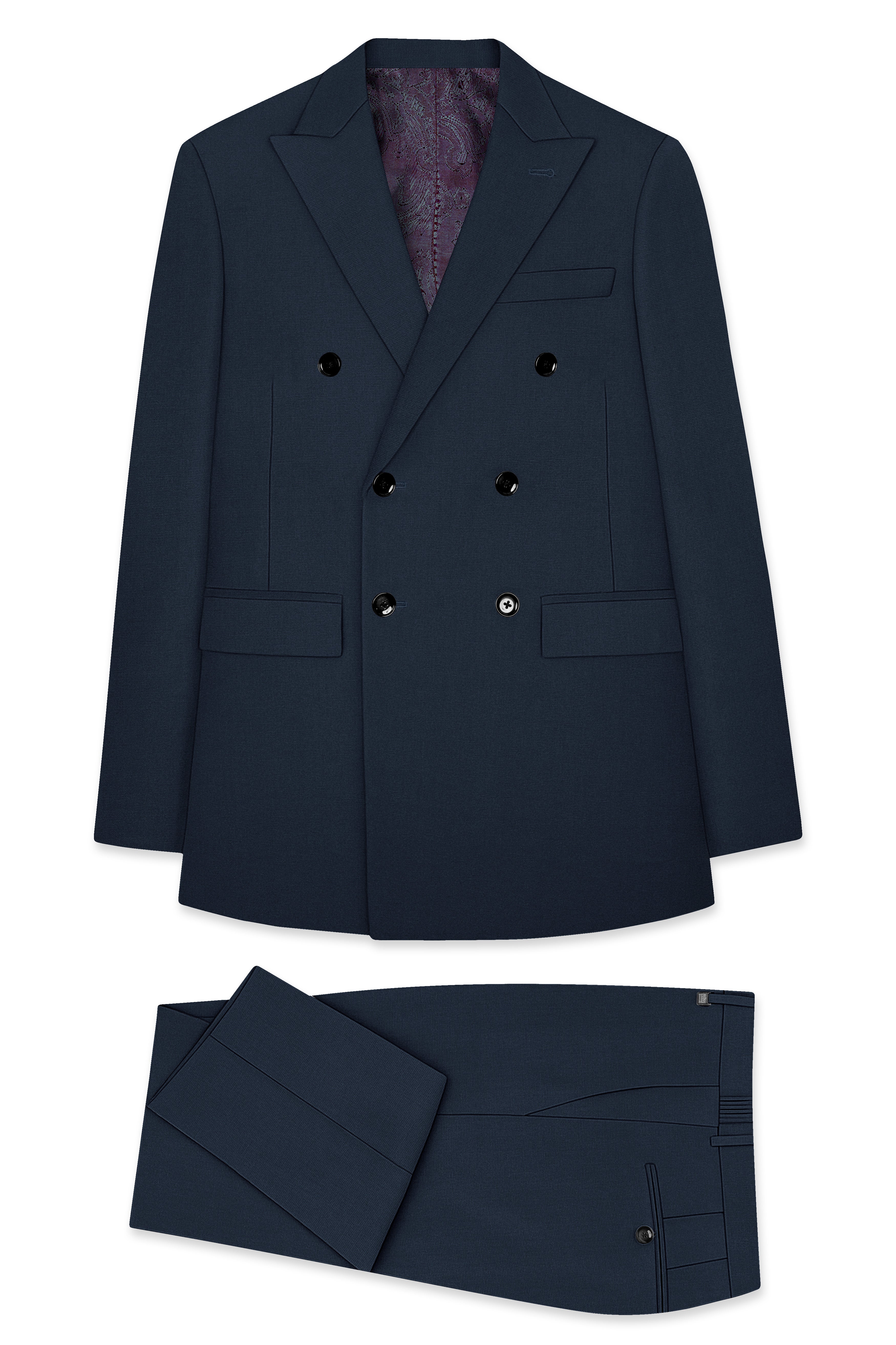 Iridium Grey Double Breasted Suit
