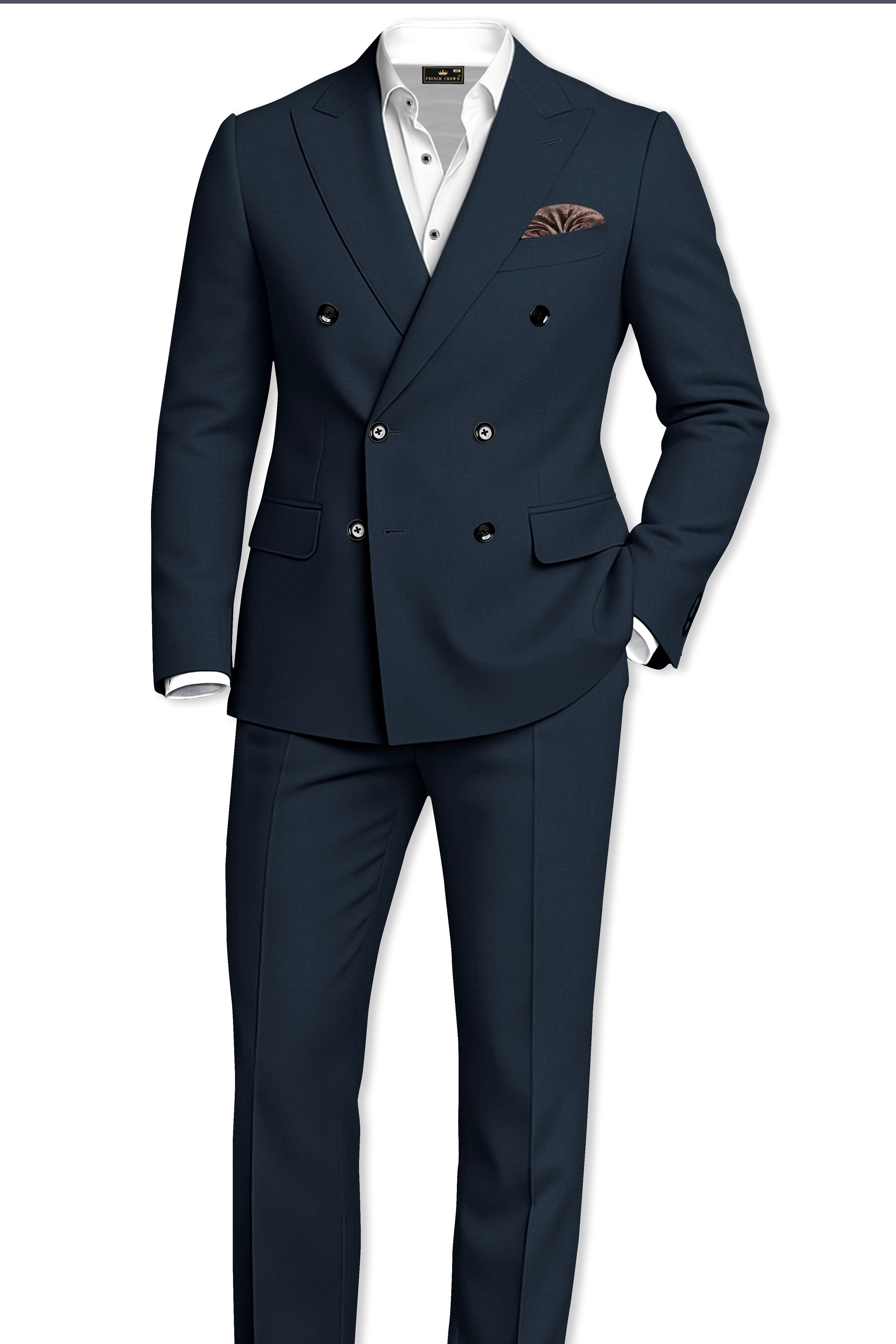 Iridium Grey Double Breasted Suit