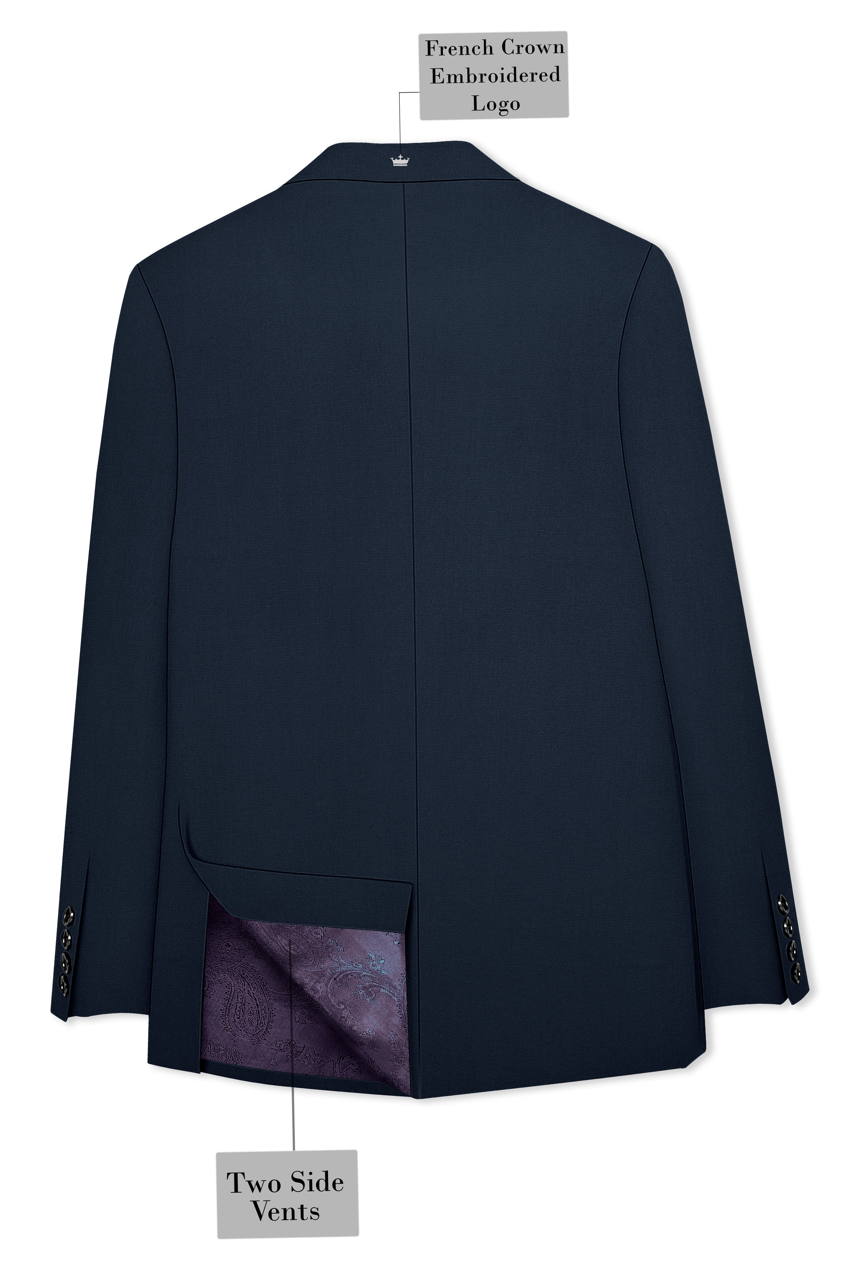Iridium Grey Double Breasted Suit