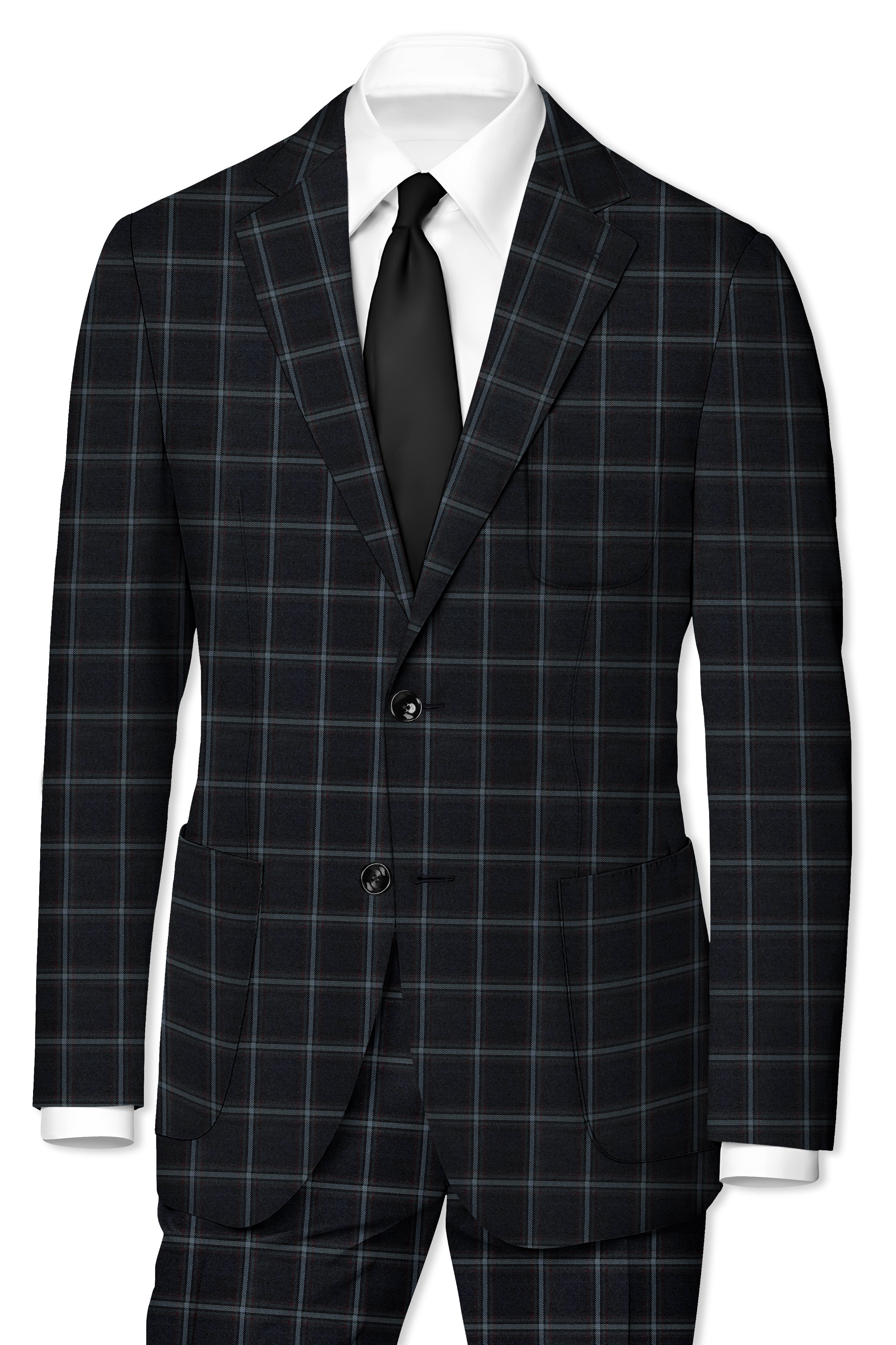 Baltic Sea Windowpane Suit