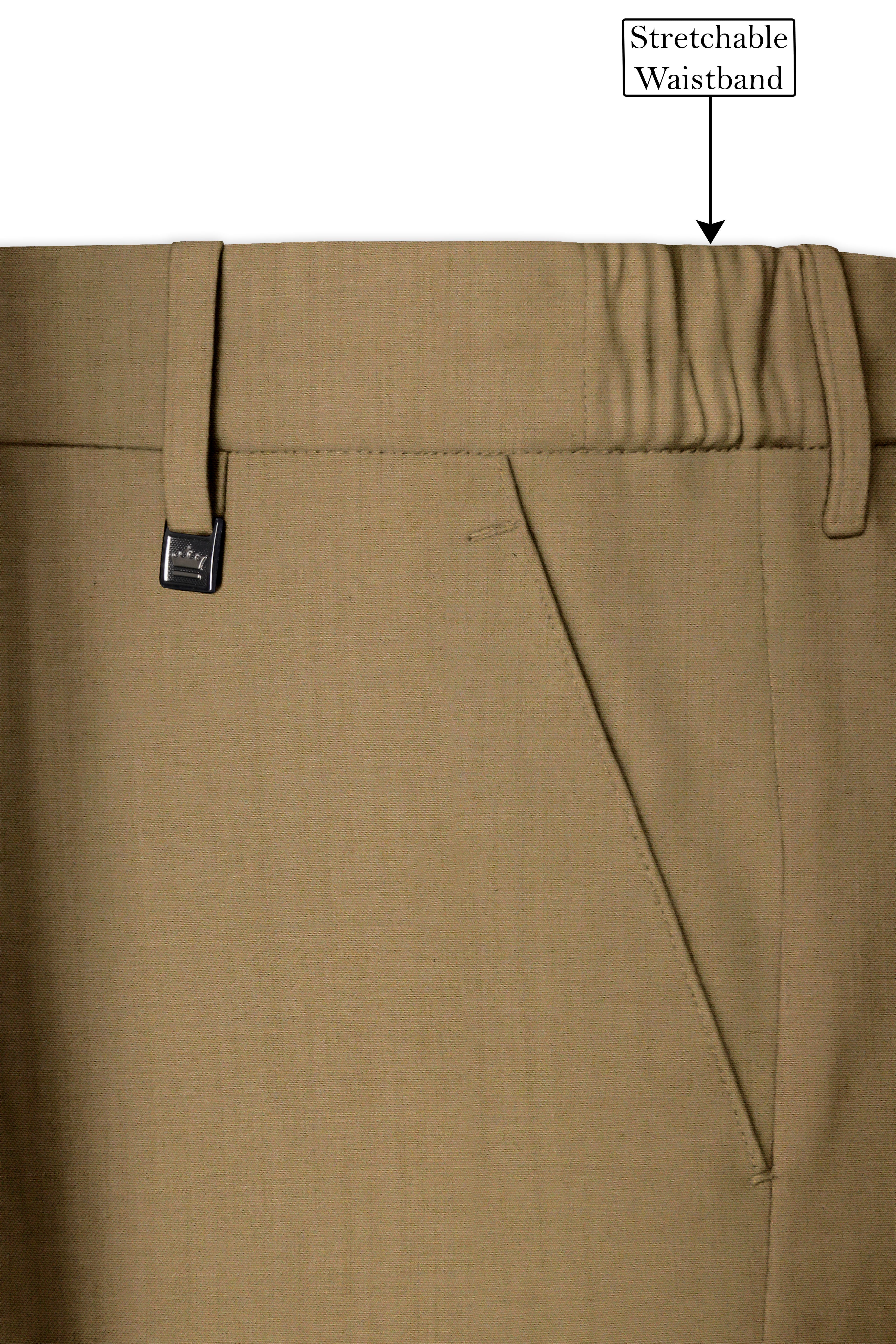 Shadow Brown Cross Placket Bandhgala Suit
