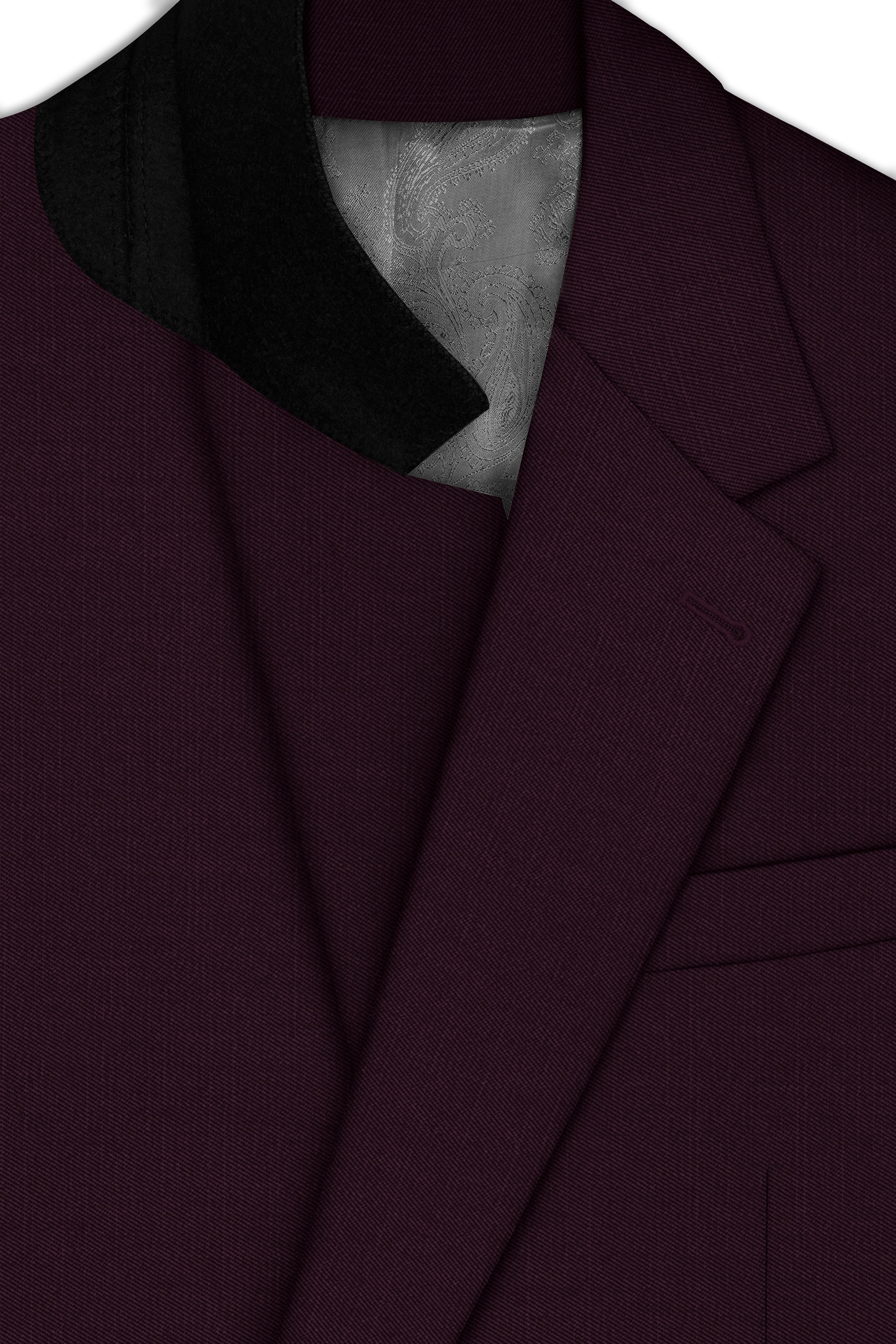 Eclipse Maroon Single Breasted Suit