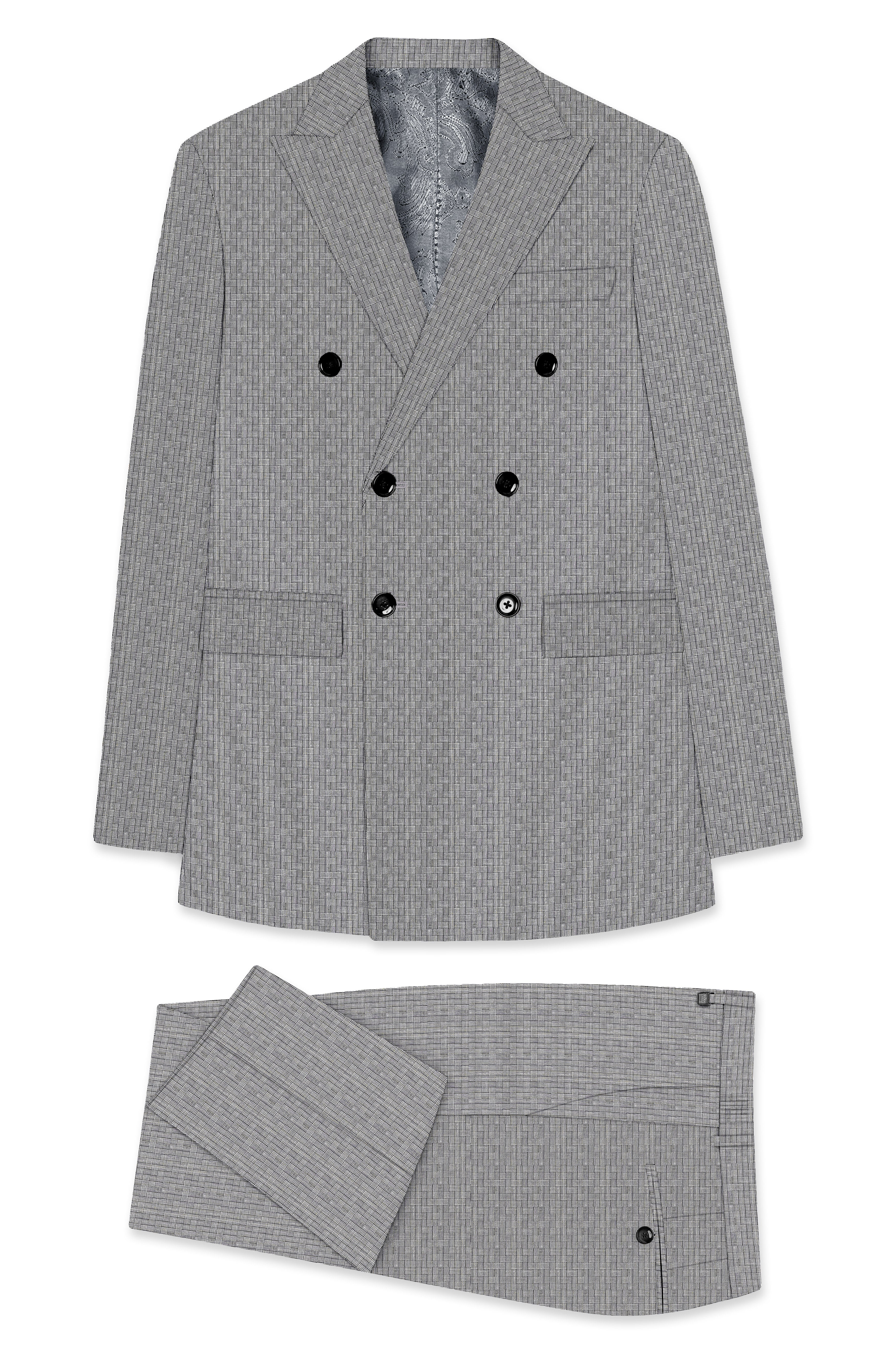 Mobster Gray Double Breasted Suit