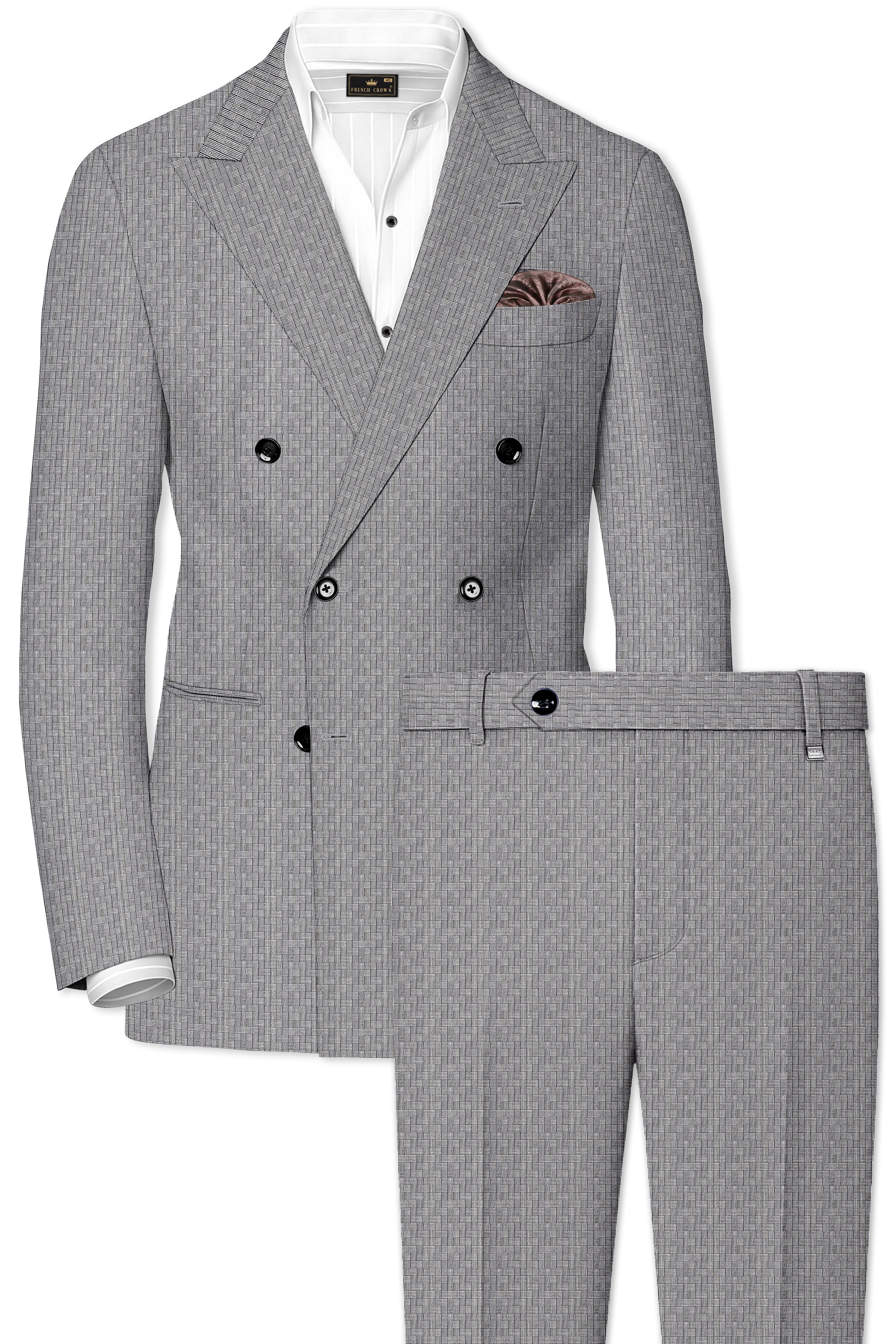 Mobster Gray Double Breasted Suit