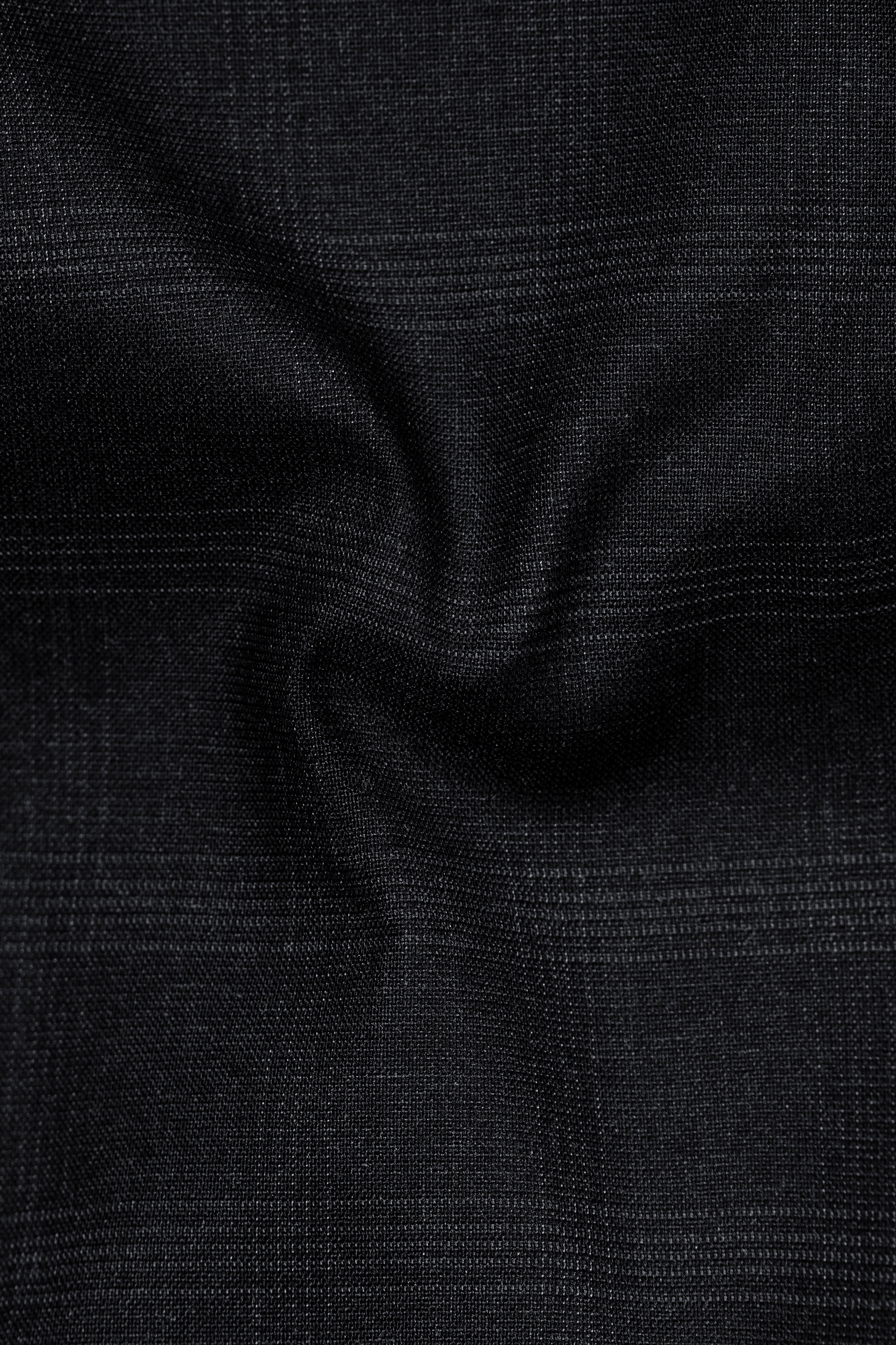 Thunder Black Plaid Single Breasted Suit