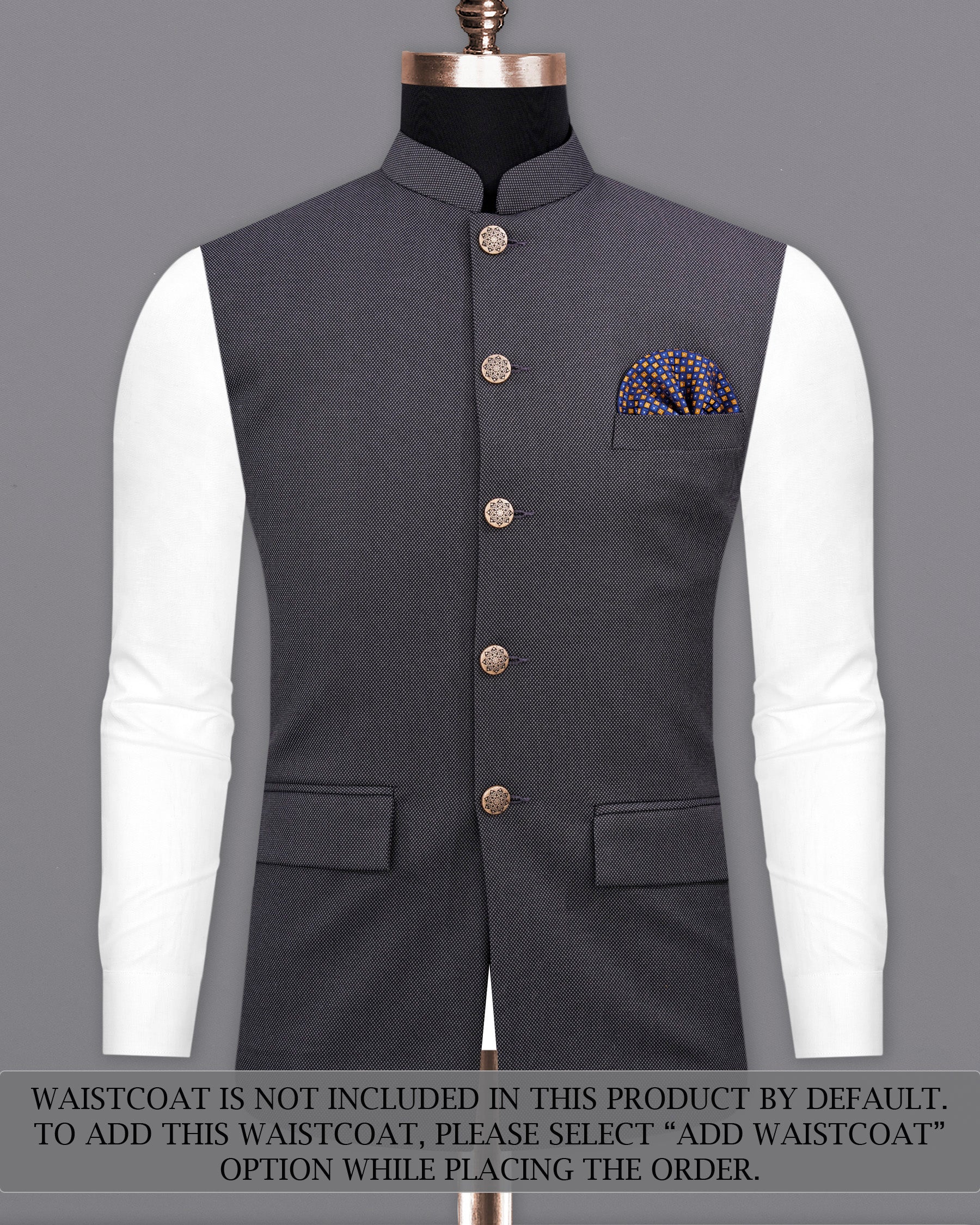 Thunder Bandhgala Asymmetrical Designer Suit