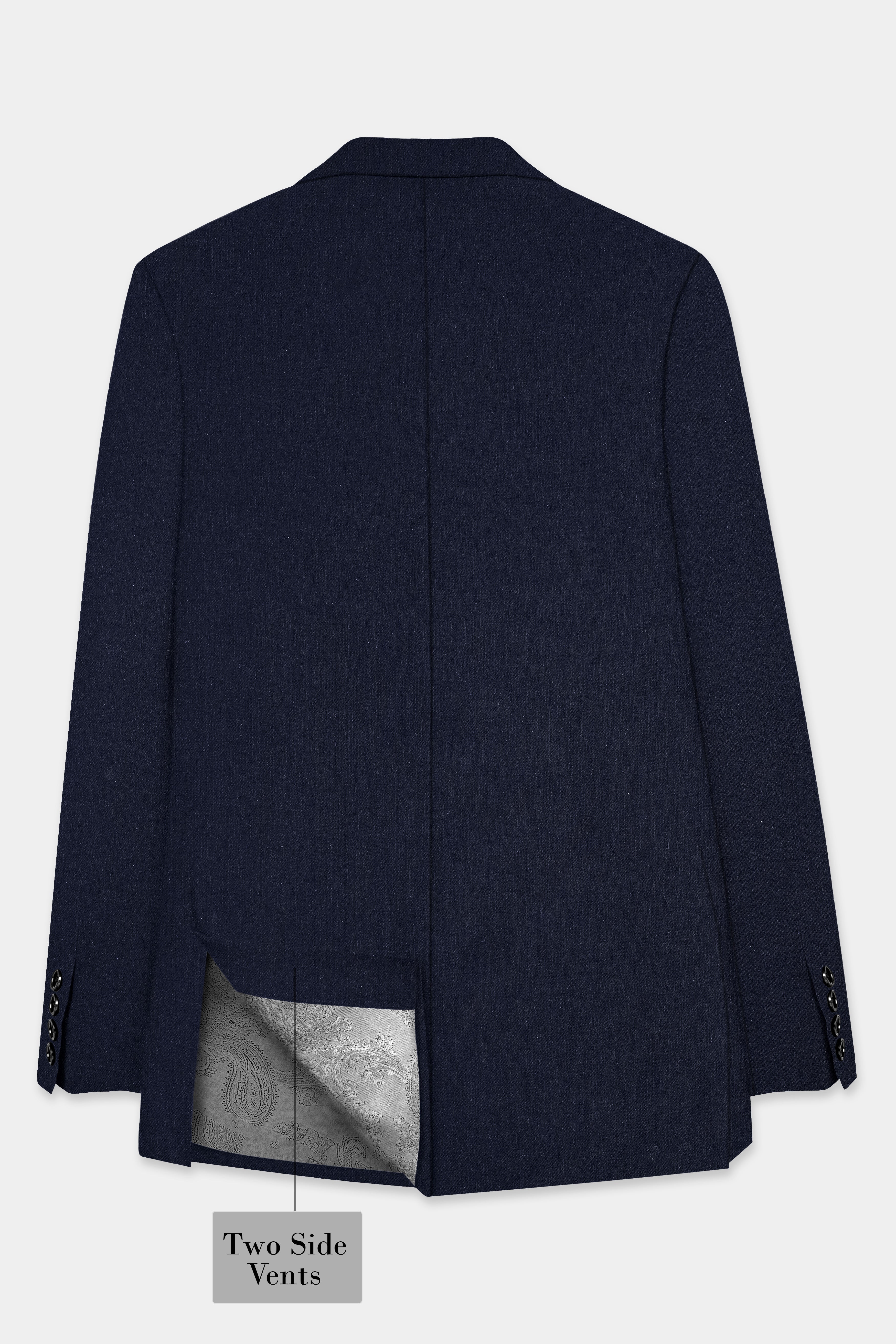 Mirage Navy Blue Double Breasted Suit
