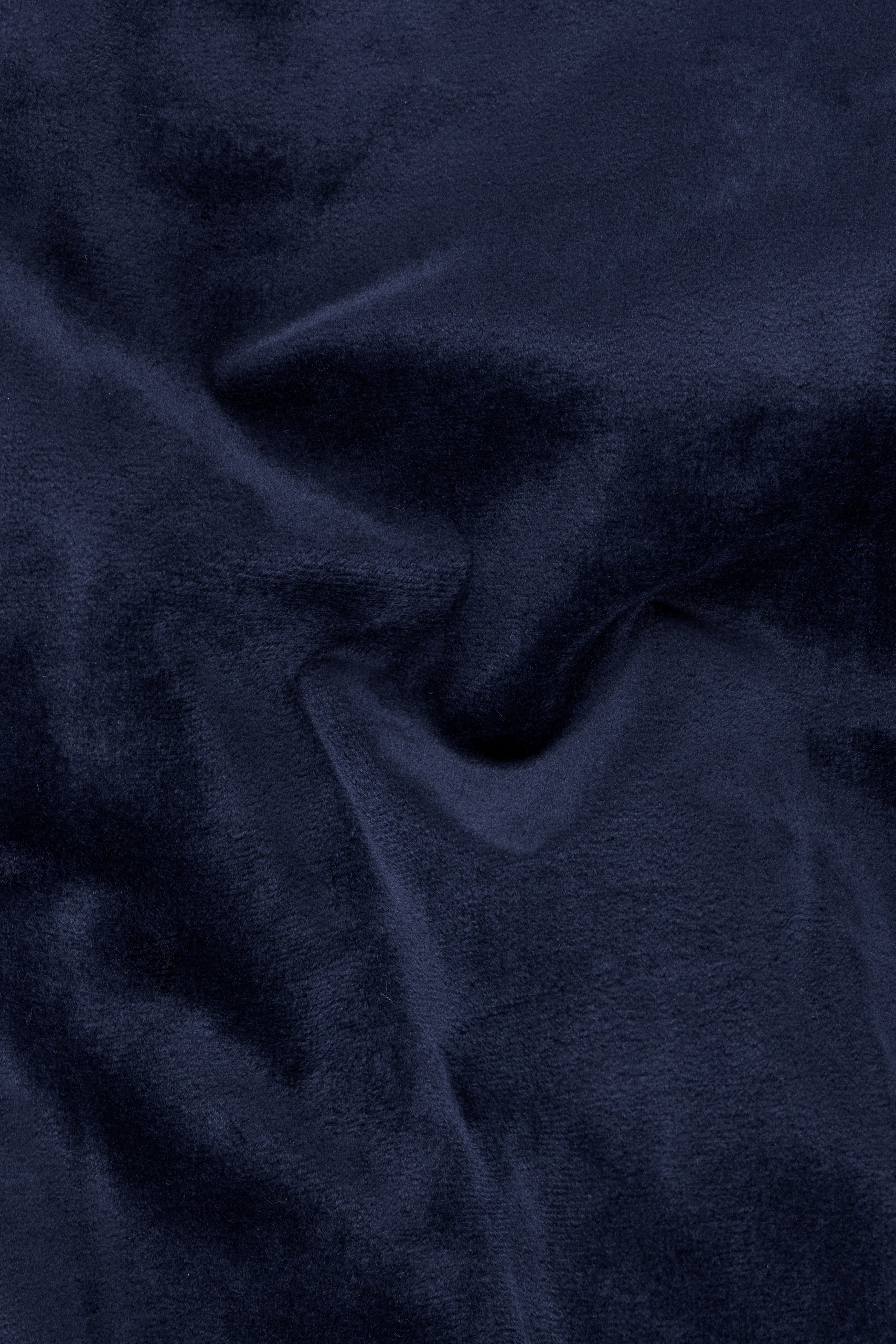Firefly Blue Bandhgala Velvet Designer Suit