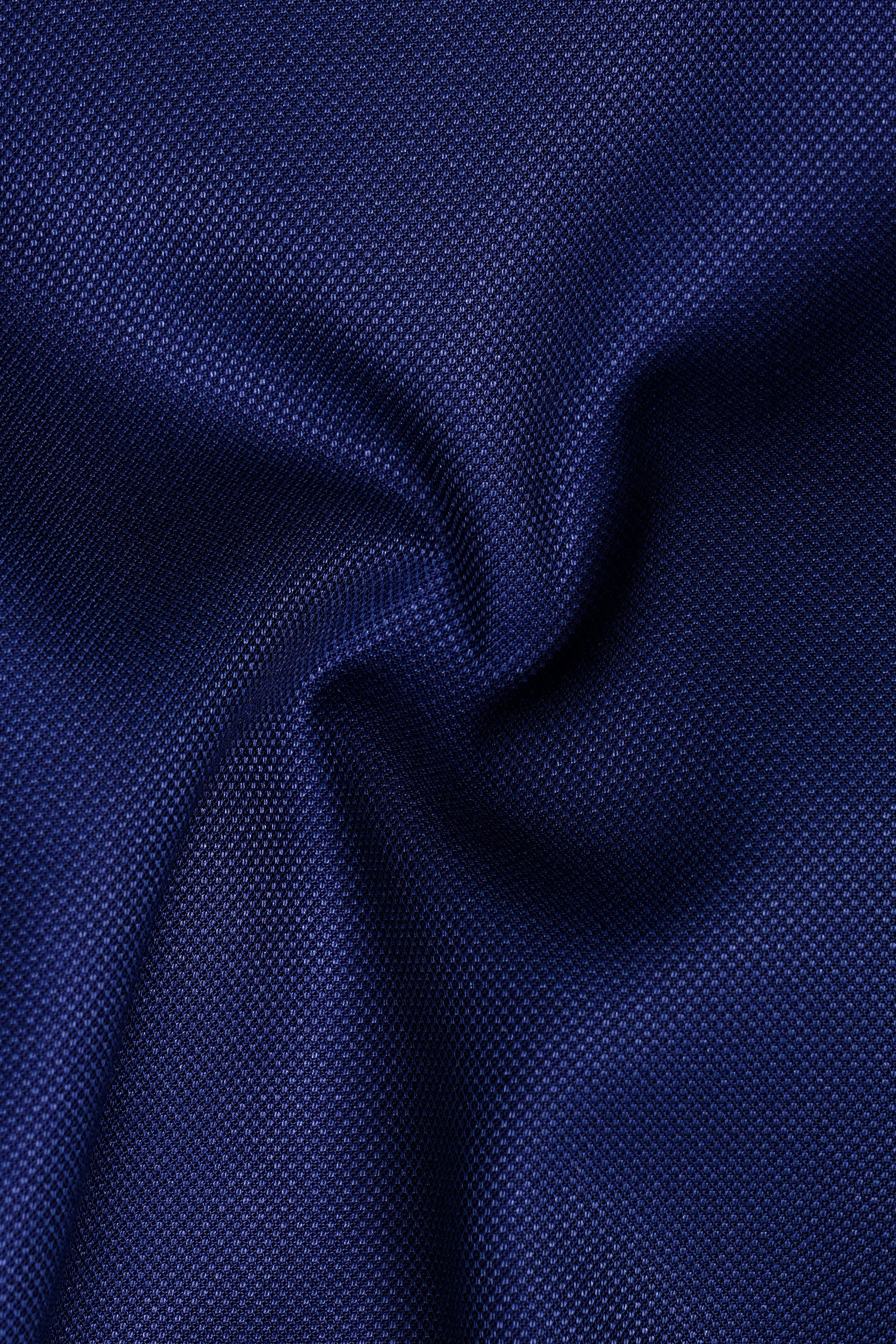 Ebony Clay Blue Single Breasted Suit