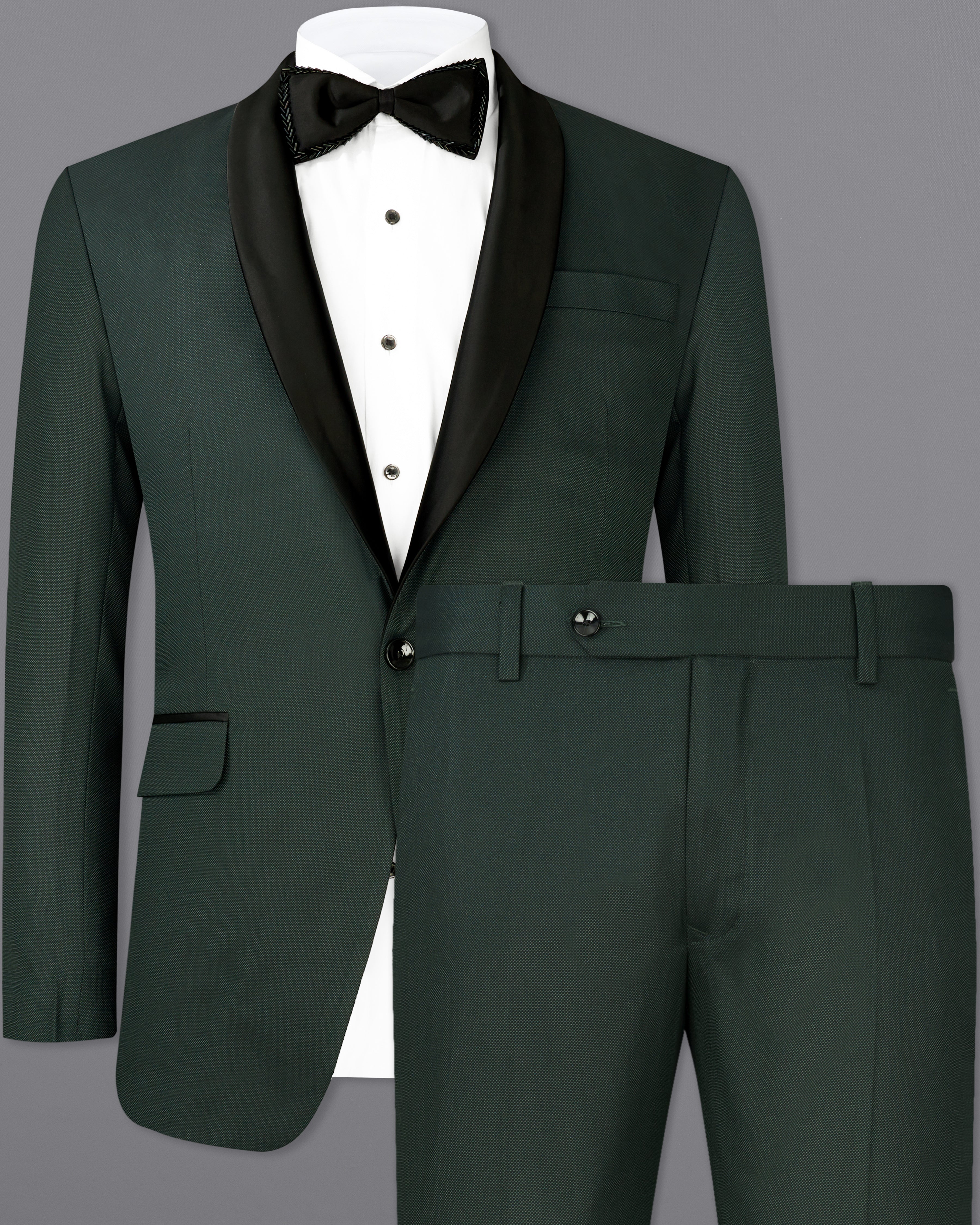 Heavy Metal Green Tuxedo Suit