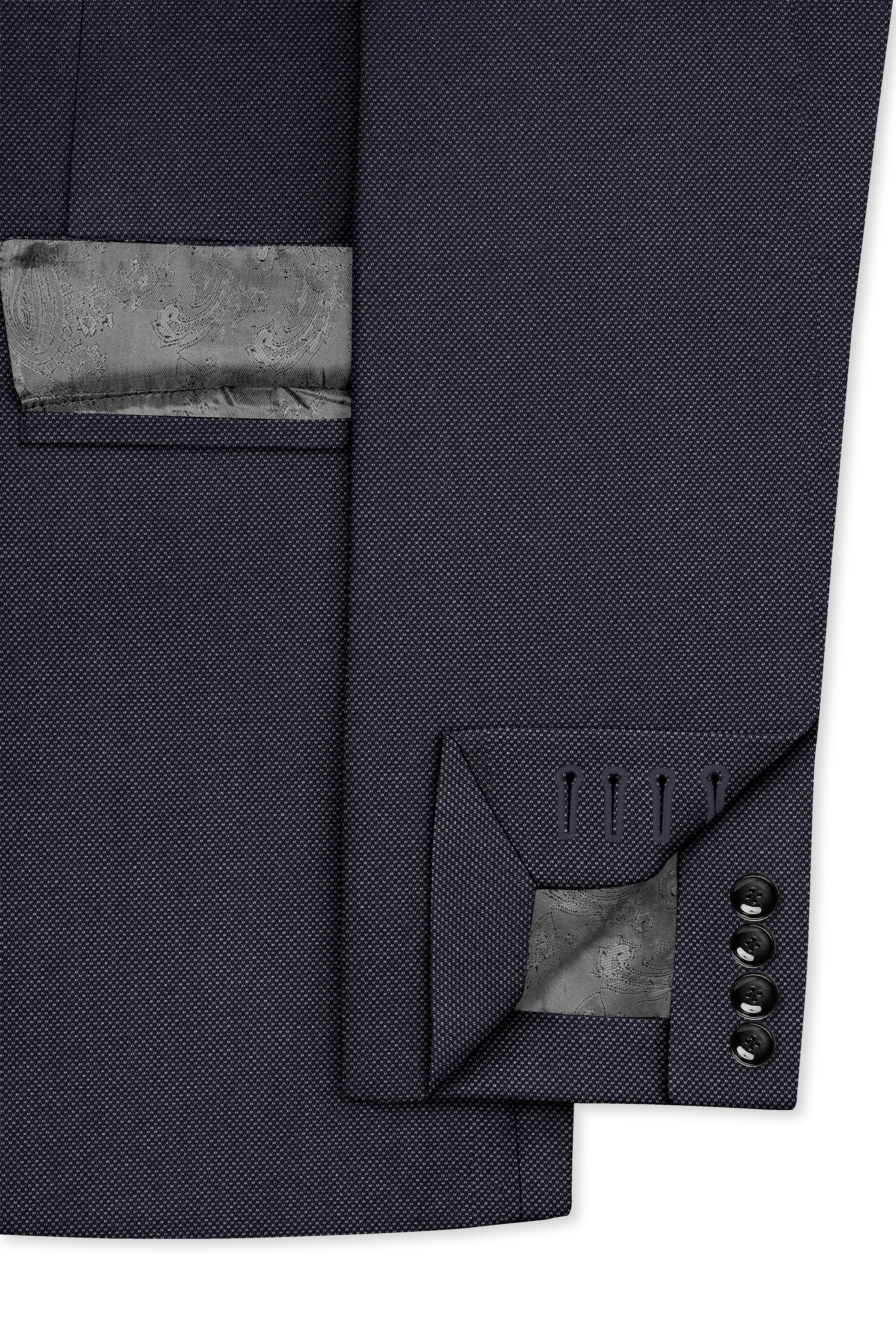 Fuscous Grey Double Breasted Suit