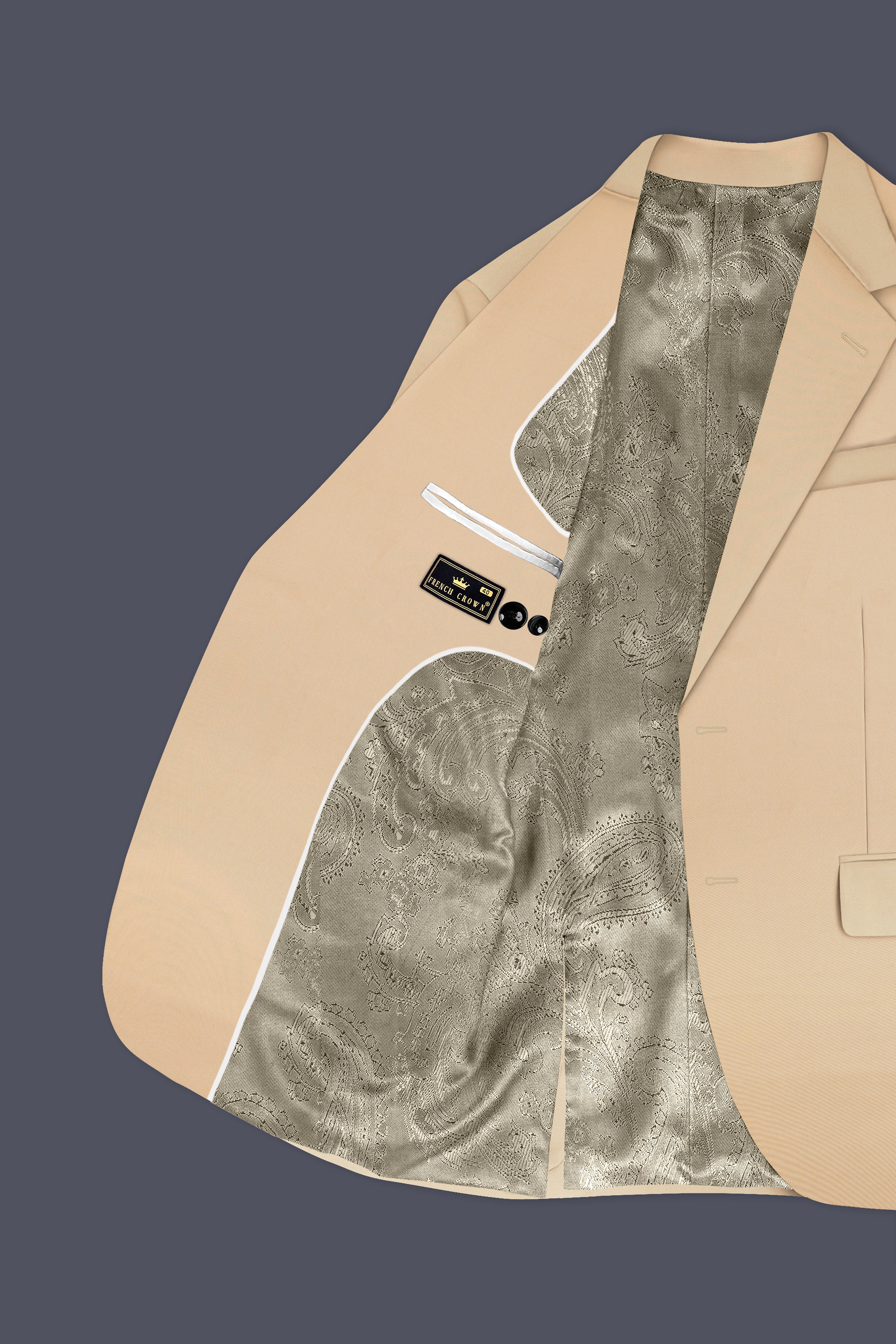 Sandrift Brown Premium Cotton Suit