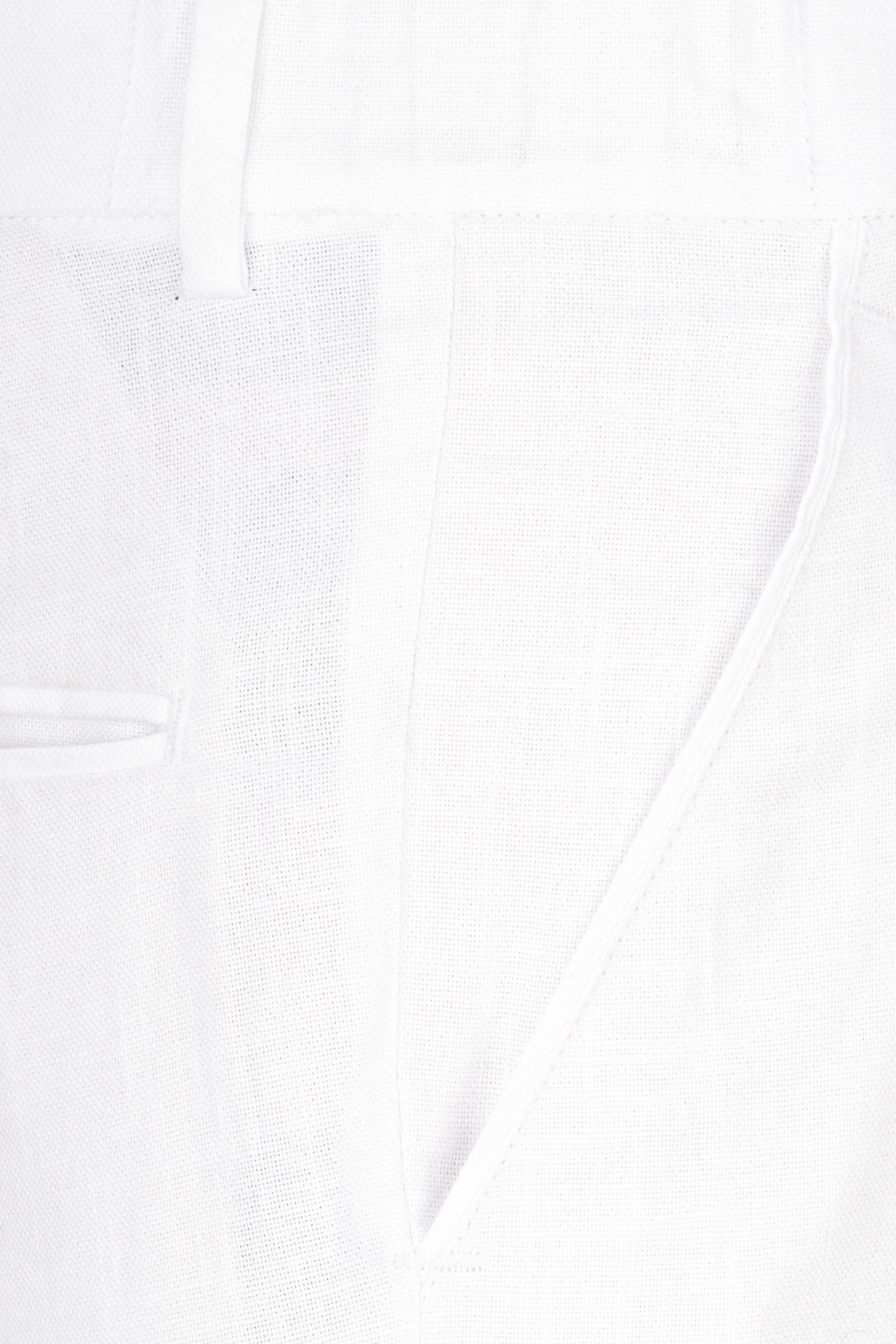 Bright White Single Breasted Premium Velvet Designer Suit
