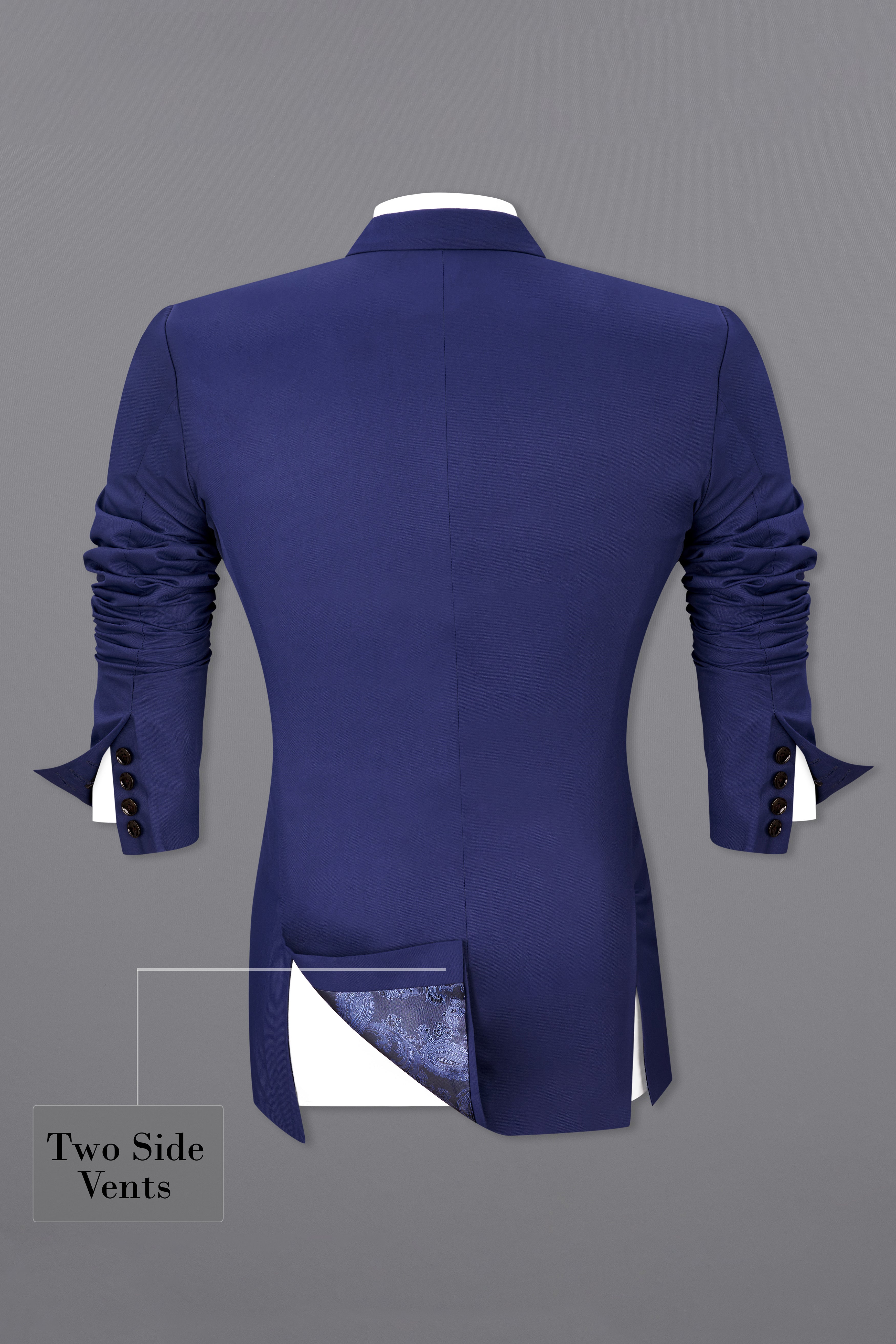 Royal Blue Single Breasted Suit