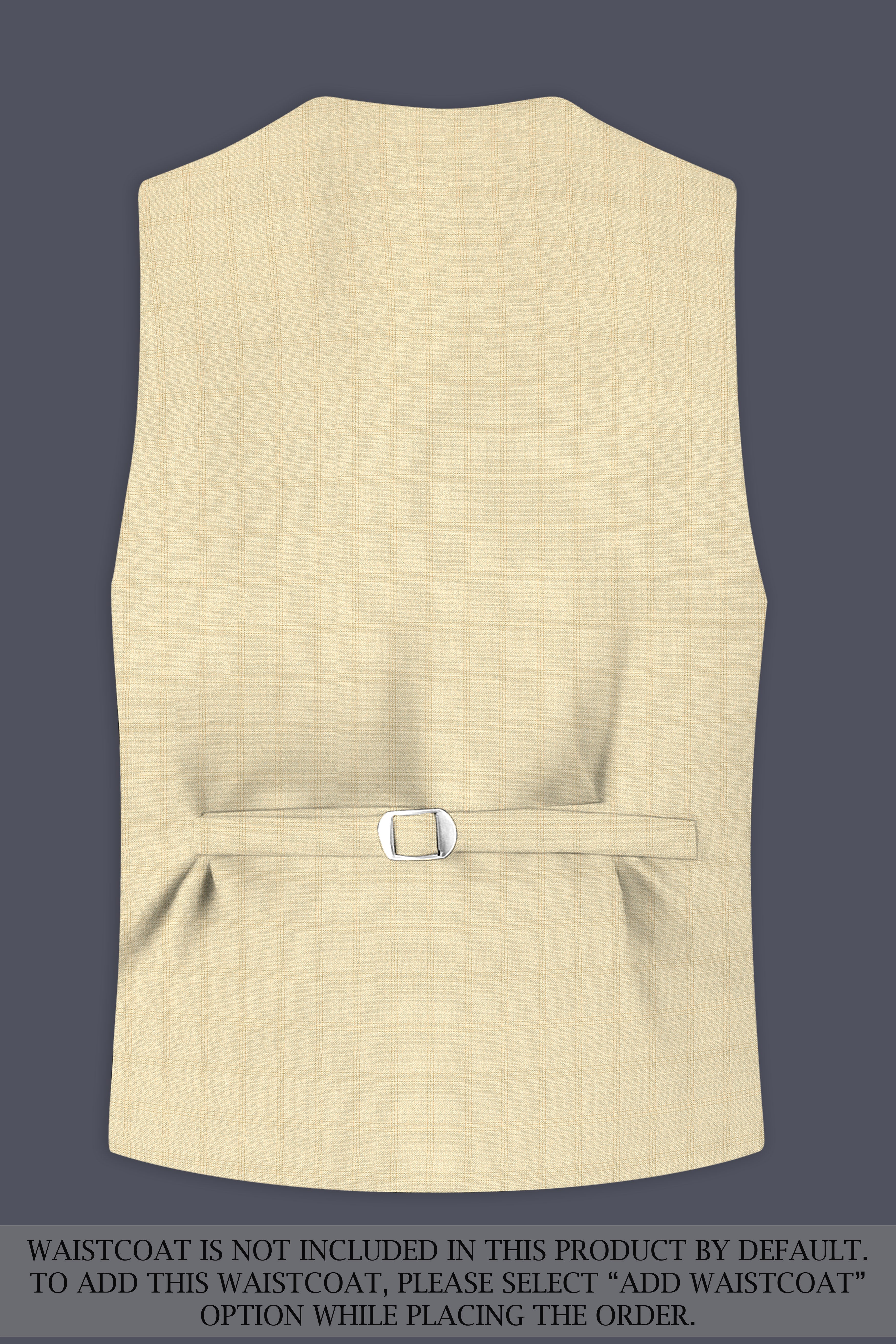 Calm Shell Brown Subtle Plaid Double Breasted Suit