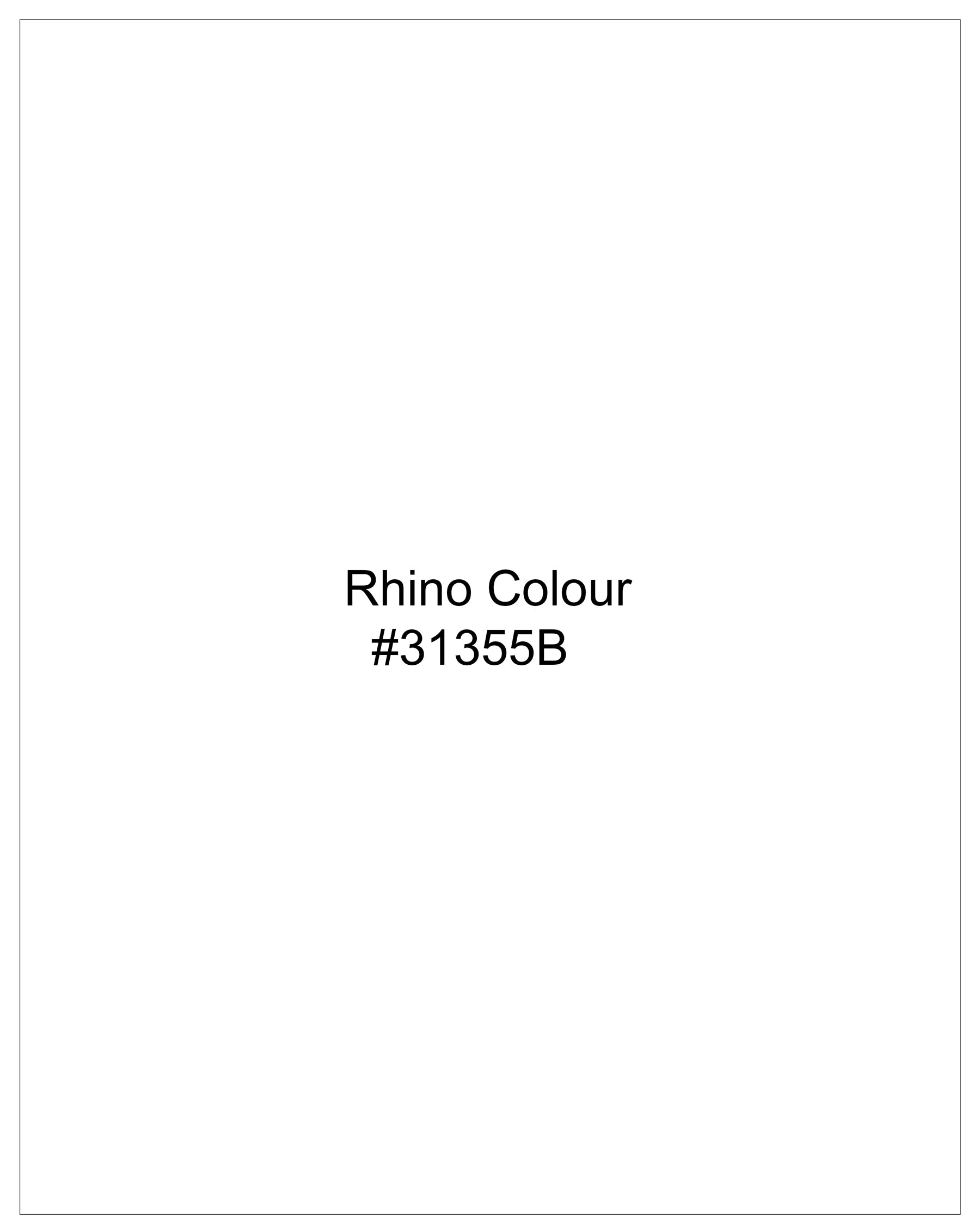 Rhino White Single Breasted Velvet Suit