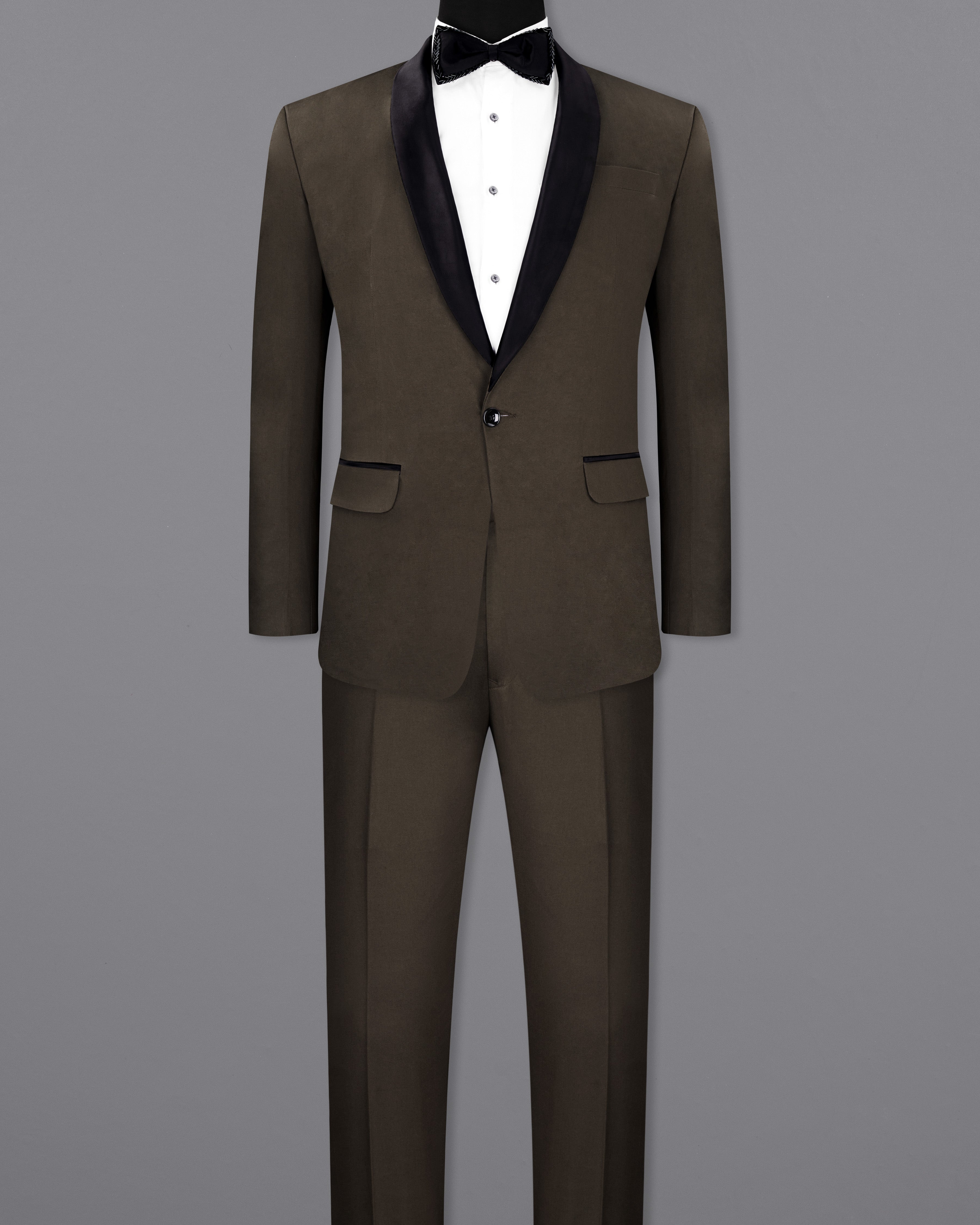 TSJ×TK SUITS BROWN 4 TSJ×TK SUITS BROWN 4 TAYION Mens Classic fit Suit Jacket