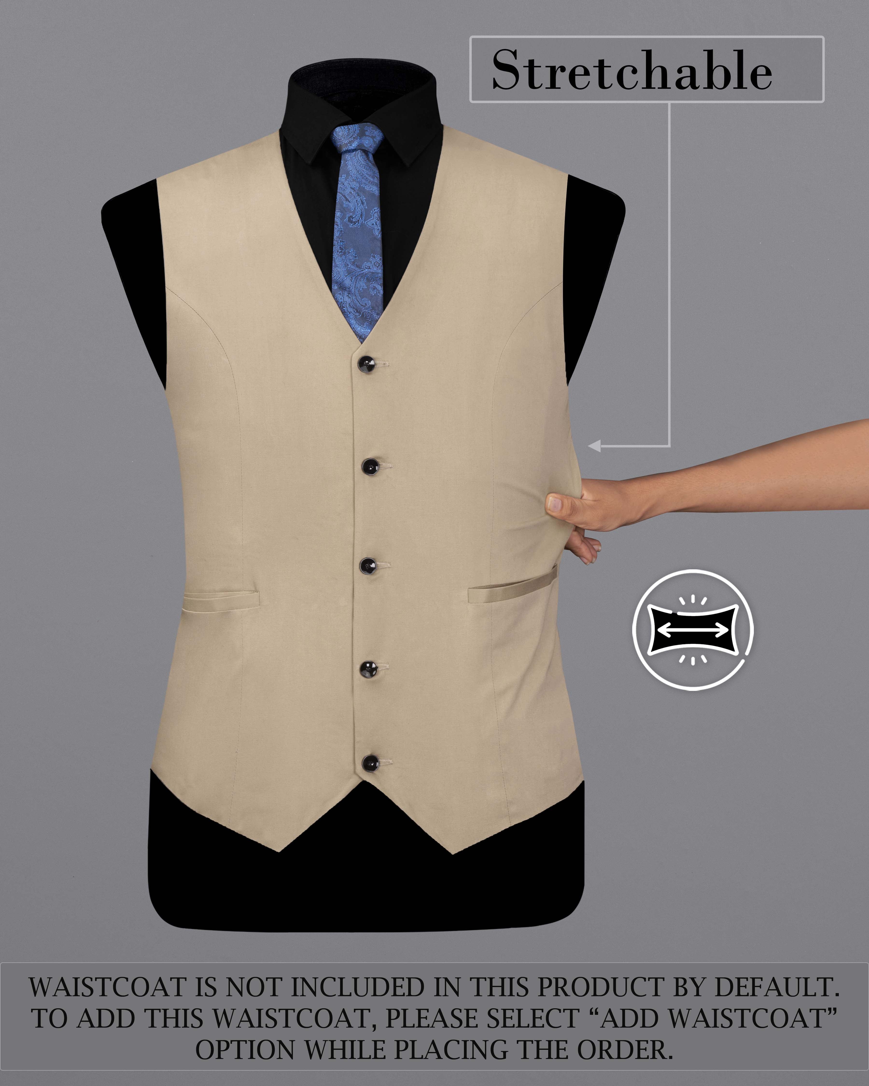 Quicksand Brown Stretchable Double Breasted Premium Cotton Traveler Suit ST2653-DB-36, ST2653-DB-38, ST2653-DB-40, ST2653-DB-42, ST2653-DB-44, ST2653-DB-46, ST2653-DB-48, ST2653-DB-50, ST2653-DB-52, ST2653-DB-54, ST2653-DB-56, ST2653-DB-58, ST2653-DB-60