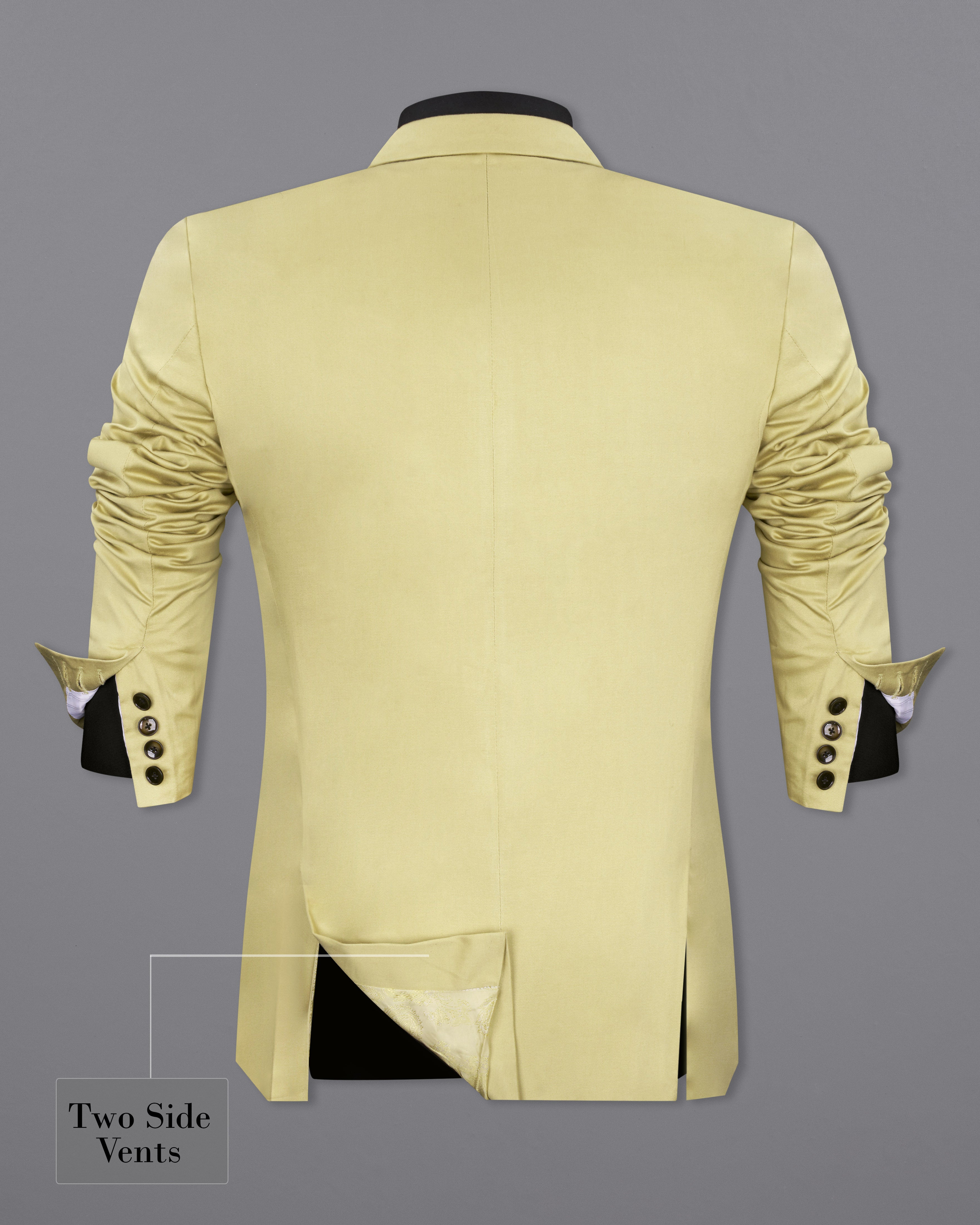 Maize Light Brown Stretchable Double Breasted Premium Cotton Traveler Suit ST2658-DB-36, ST2658-DB-38, ST2658-DB-40, ST2658-DB-42, ST2658-DB-44, ST2658-DB-46, ST2658-DB-48, ST2658-DB-50, ST2658-DB-52, ST2658-DB-54, ST2658-DB-56, ST2658-DB-58, ST2658-DB-60