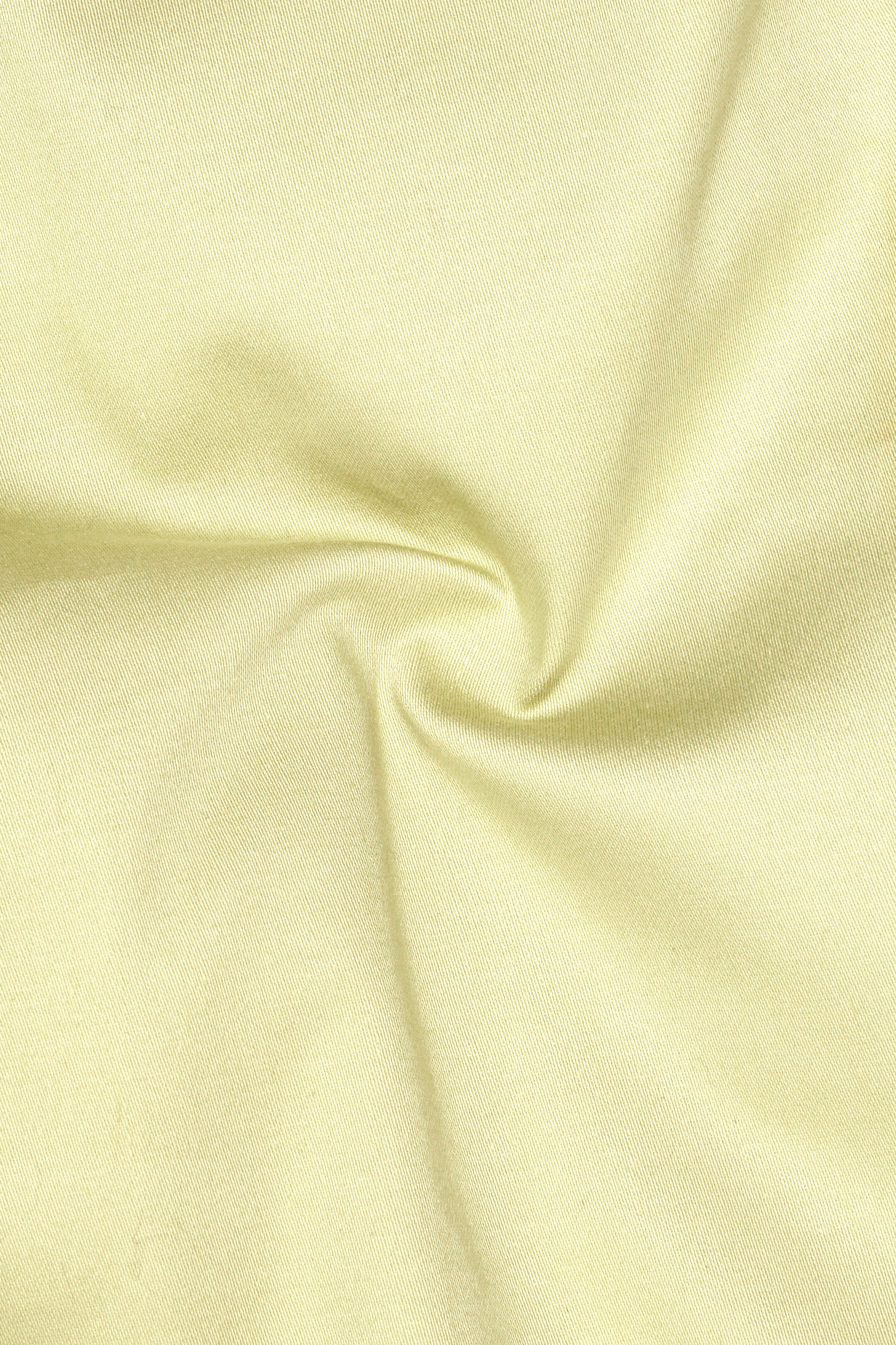 Maize Cream Stretchable Bandhgala Premium Cotton Traveler Suit