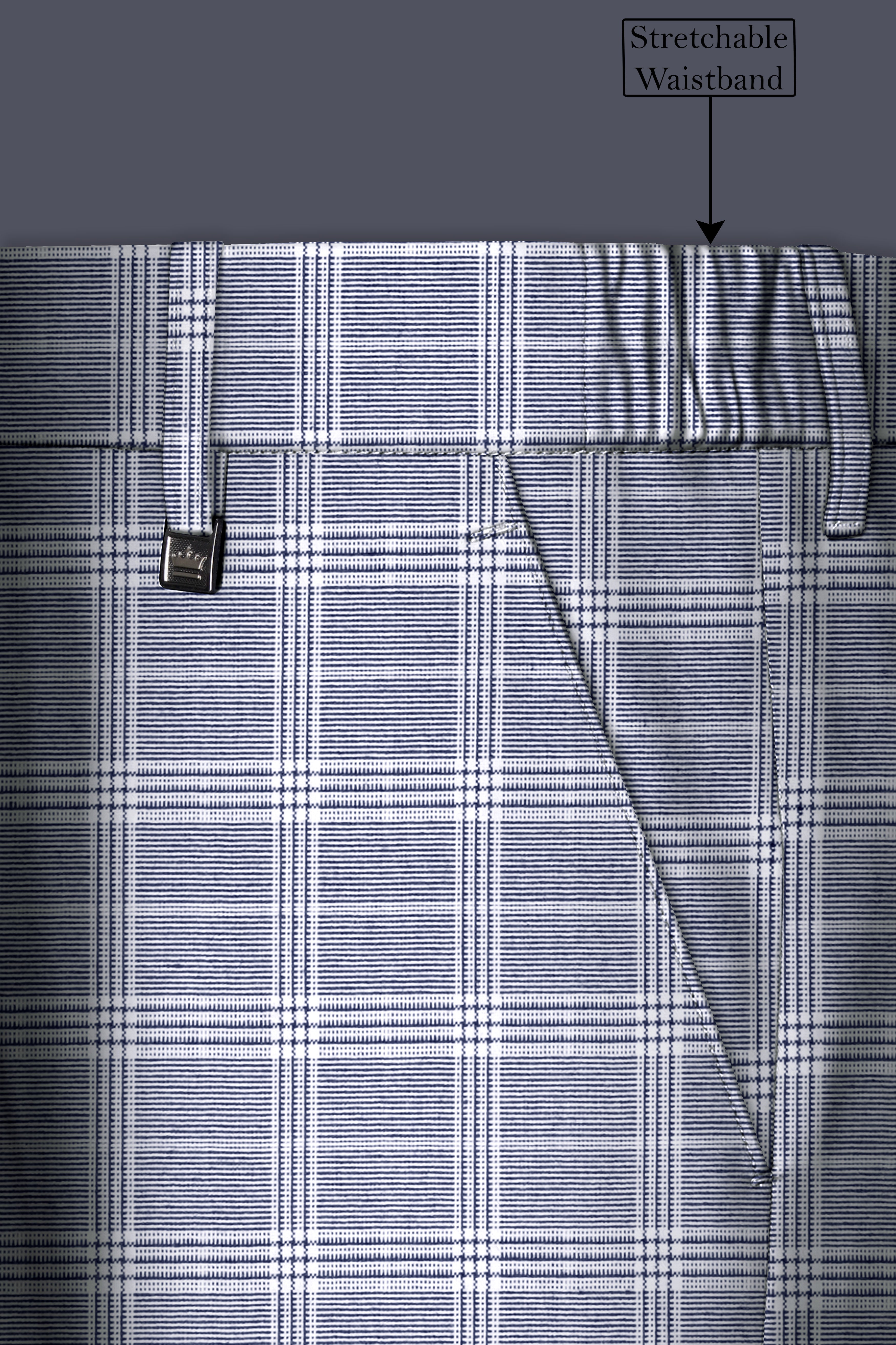 Monsoon Gray Plaid Double-Breasted Suit