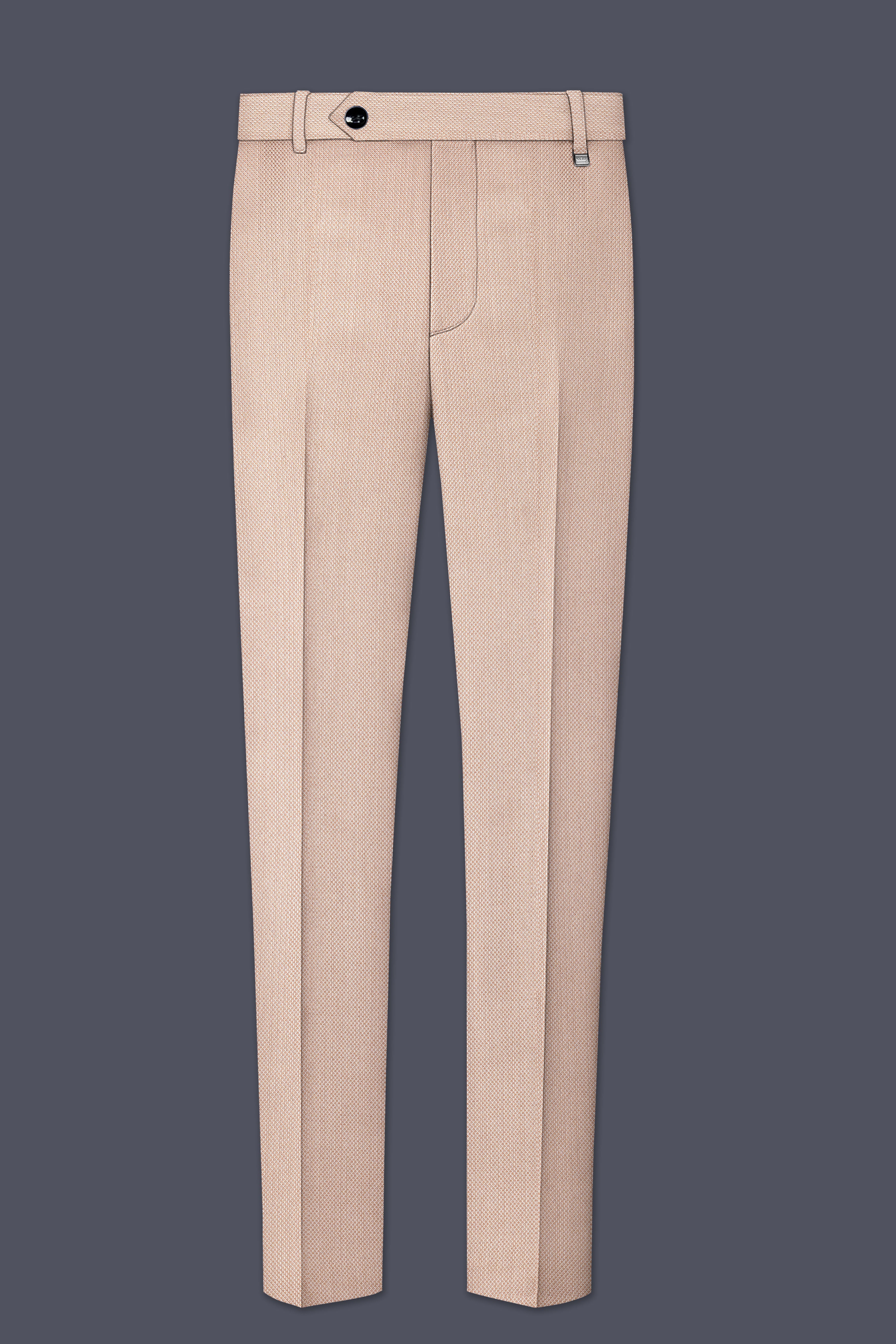 Thistle Brown Dobby Textured Tuxedo Suit