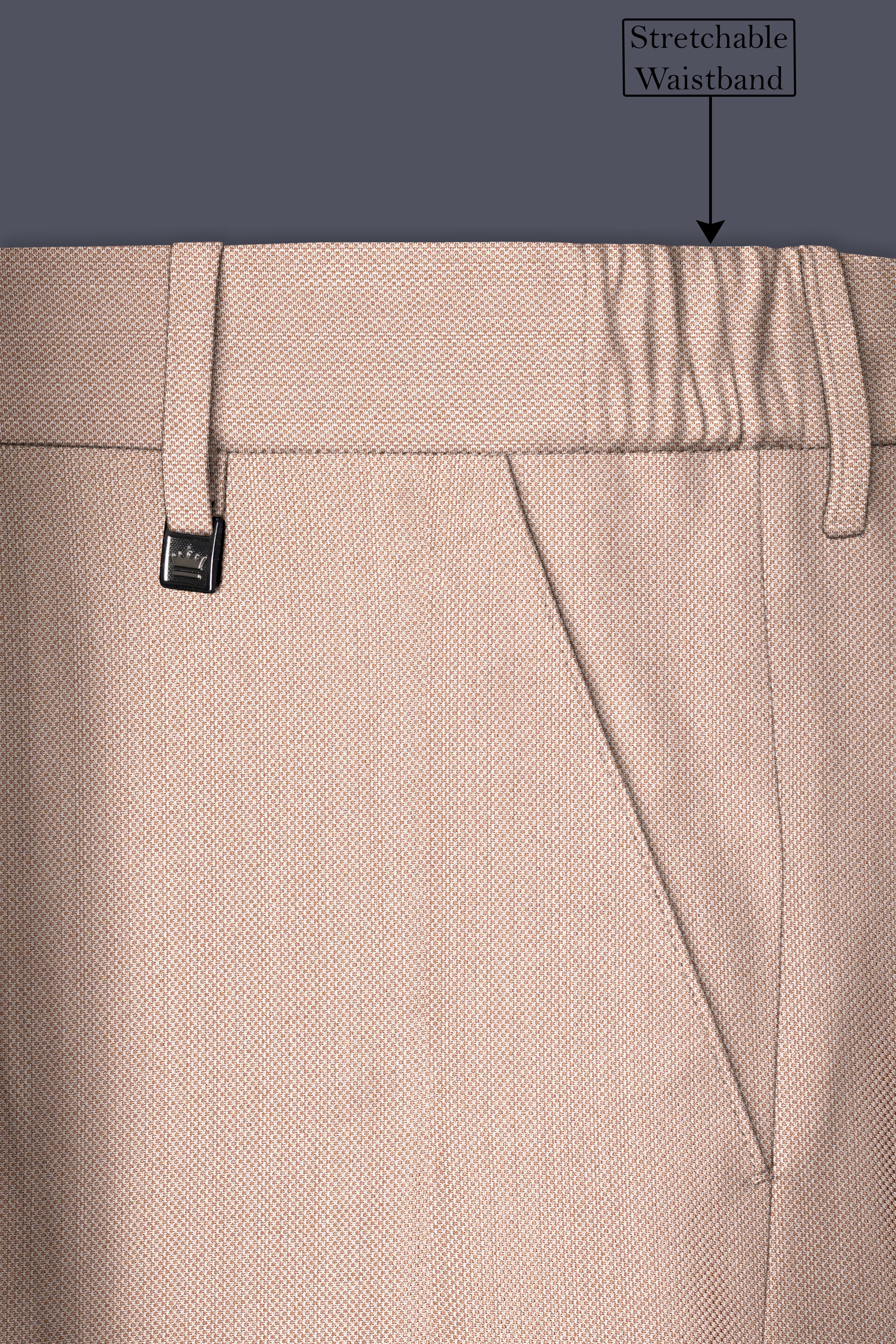 Thistle Brown Dobby Textured Tuxedo Suit
