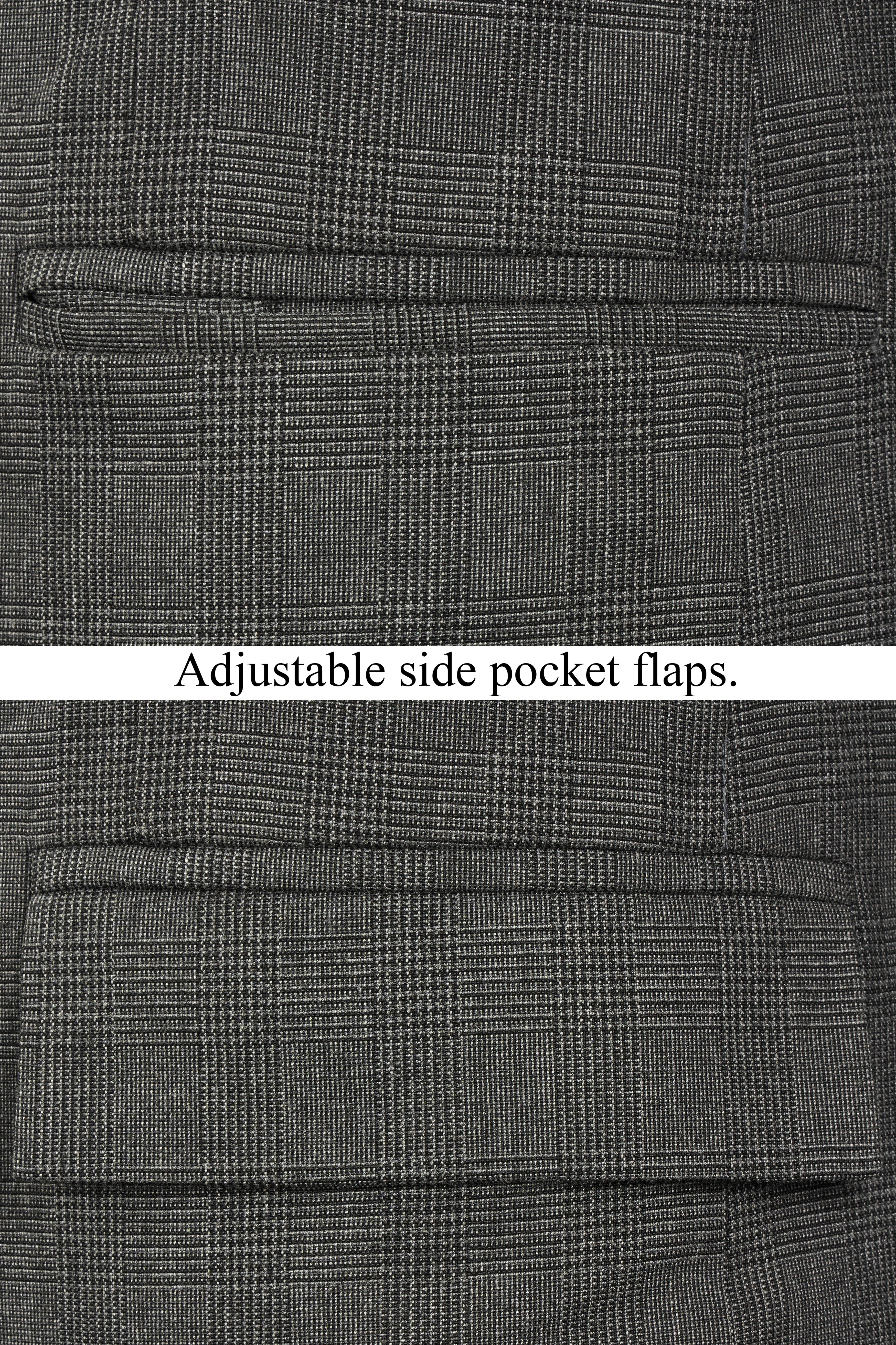 Tundora Dark Gray Subtle Plaid Double-Breasted Suit ST2723-DB-36, ST2723-DB-38, ST2723-DB-40, ST2723-DB-42, ST2723-DB-44, ST2723-DB-46, ST2723-DB-48, ST2723-DB-50, ST2723-DB-52, ST2723-DB-54, ST2723-DB-56, ST2723-DB-58, ST2723-DB-60