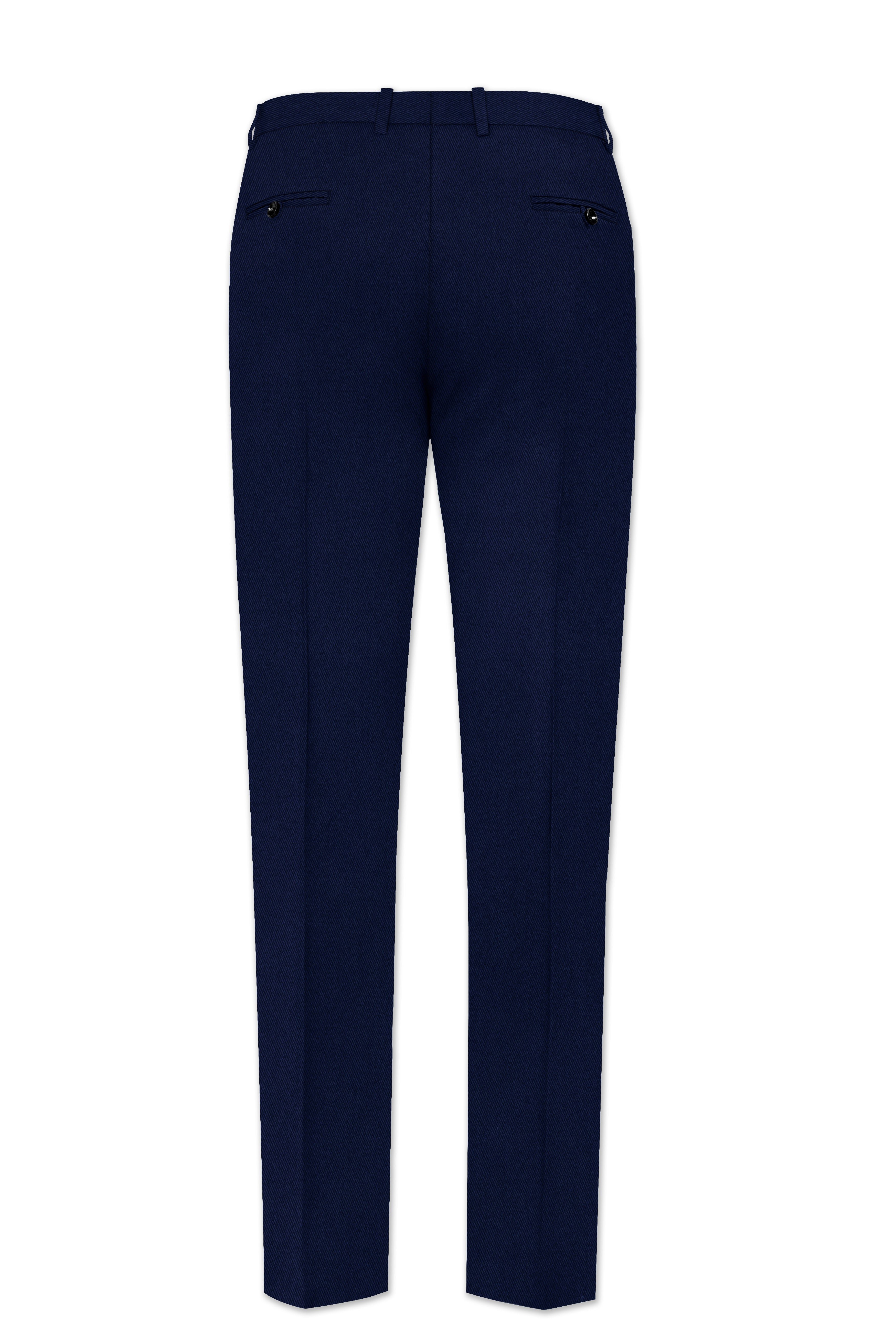 Mirage Blue Wool Rich Double Breasted Suit