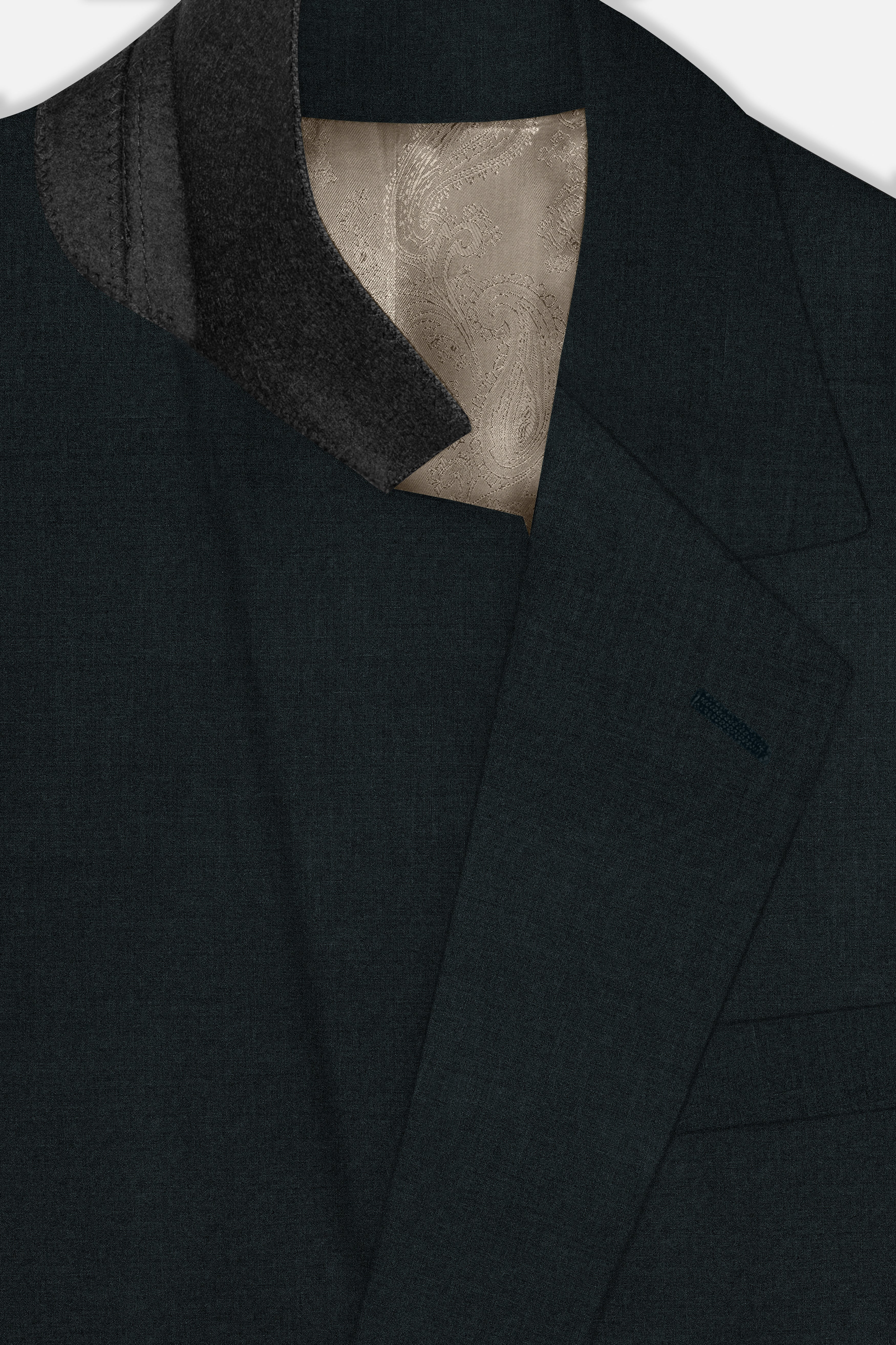 Gable Green Single Breasted Wool Rich Suit