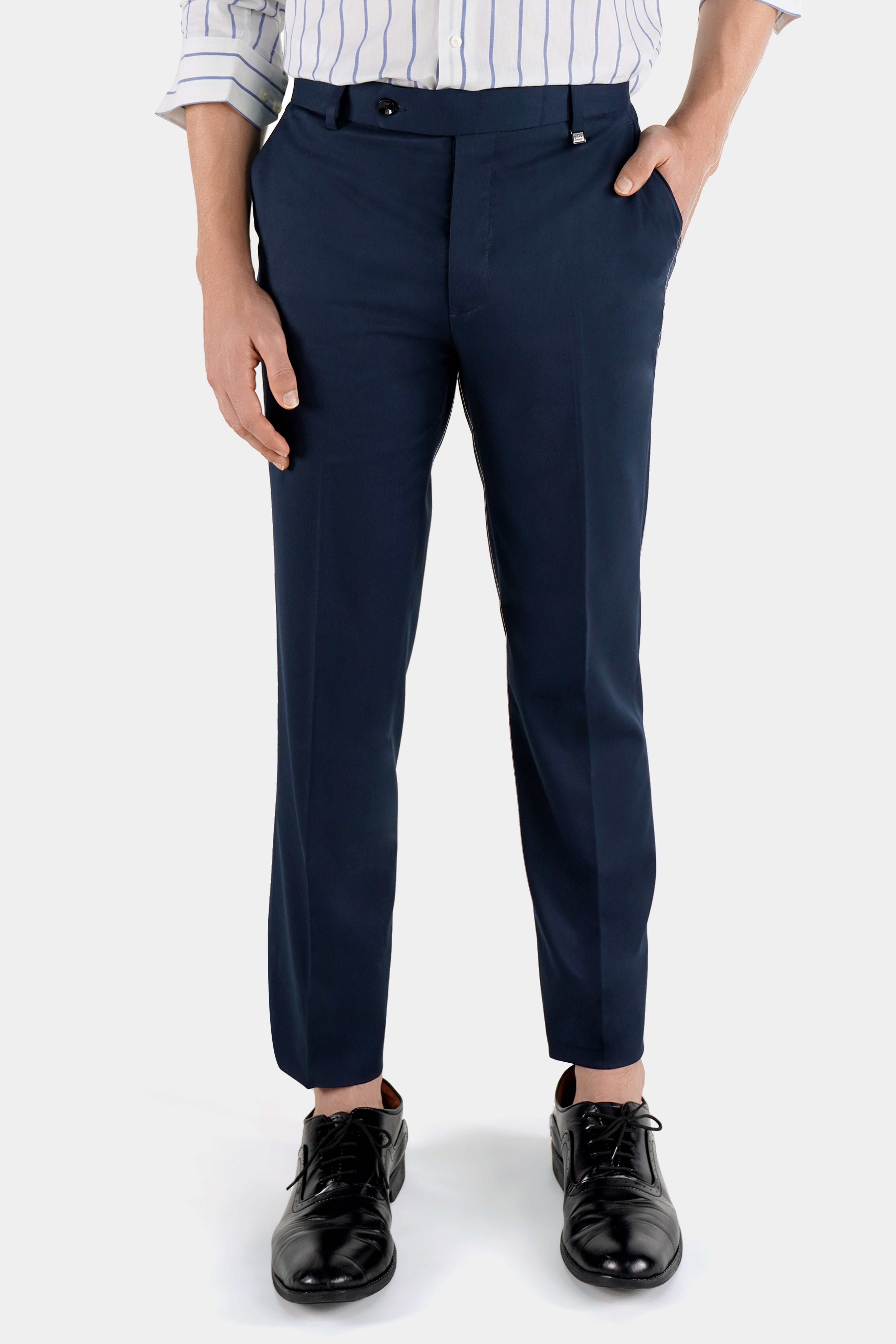 Ethics Enterprise Lycra Blend Designer Latest Trending Formal Trousers For  Man | formal pants | Track