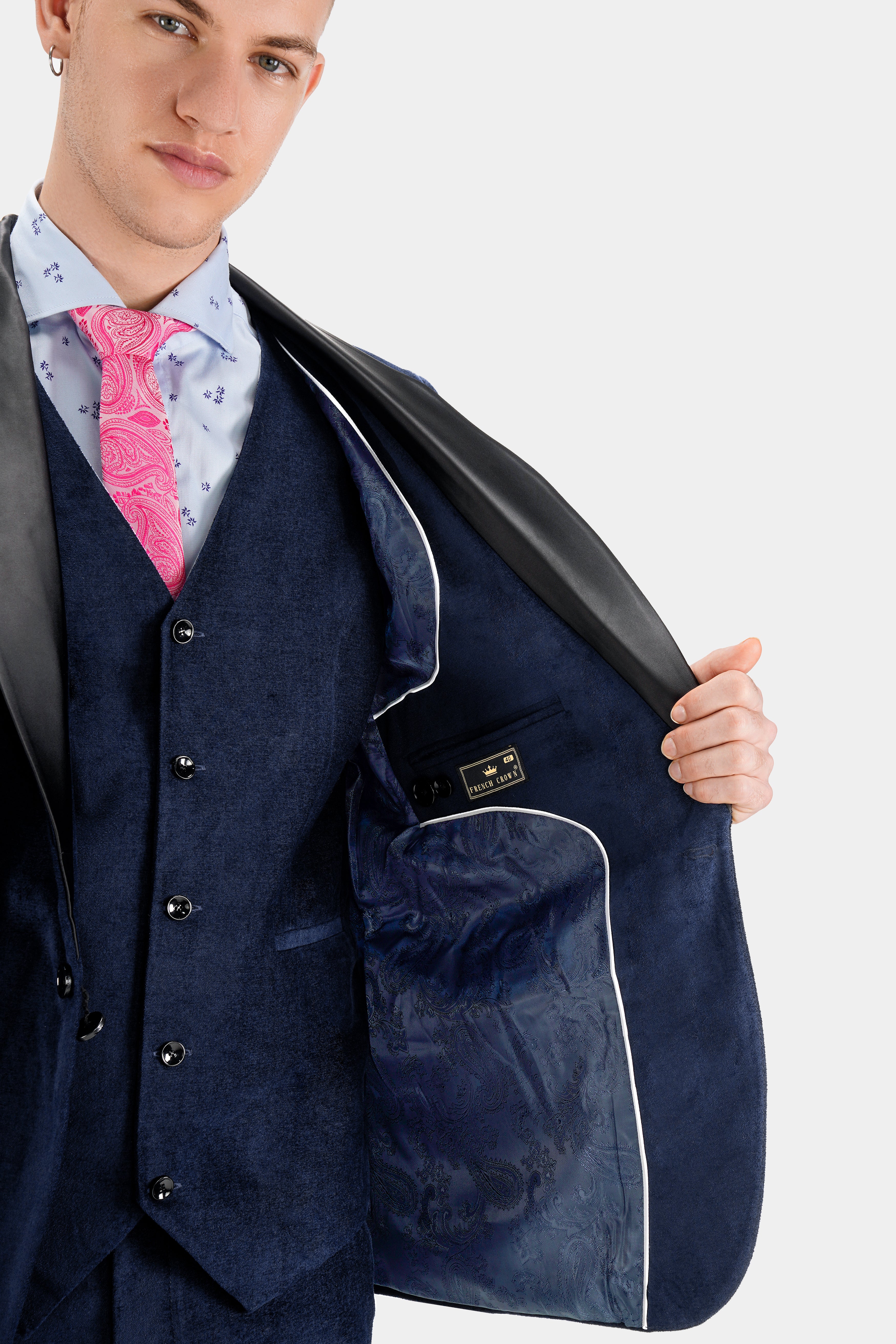 SUNKakke LE 1973 birds work tailored jkt（Mirage Blue Plain