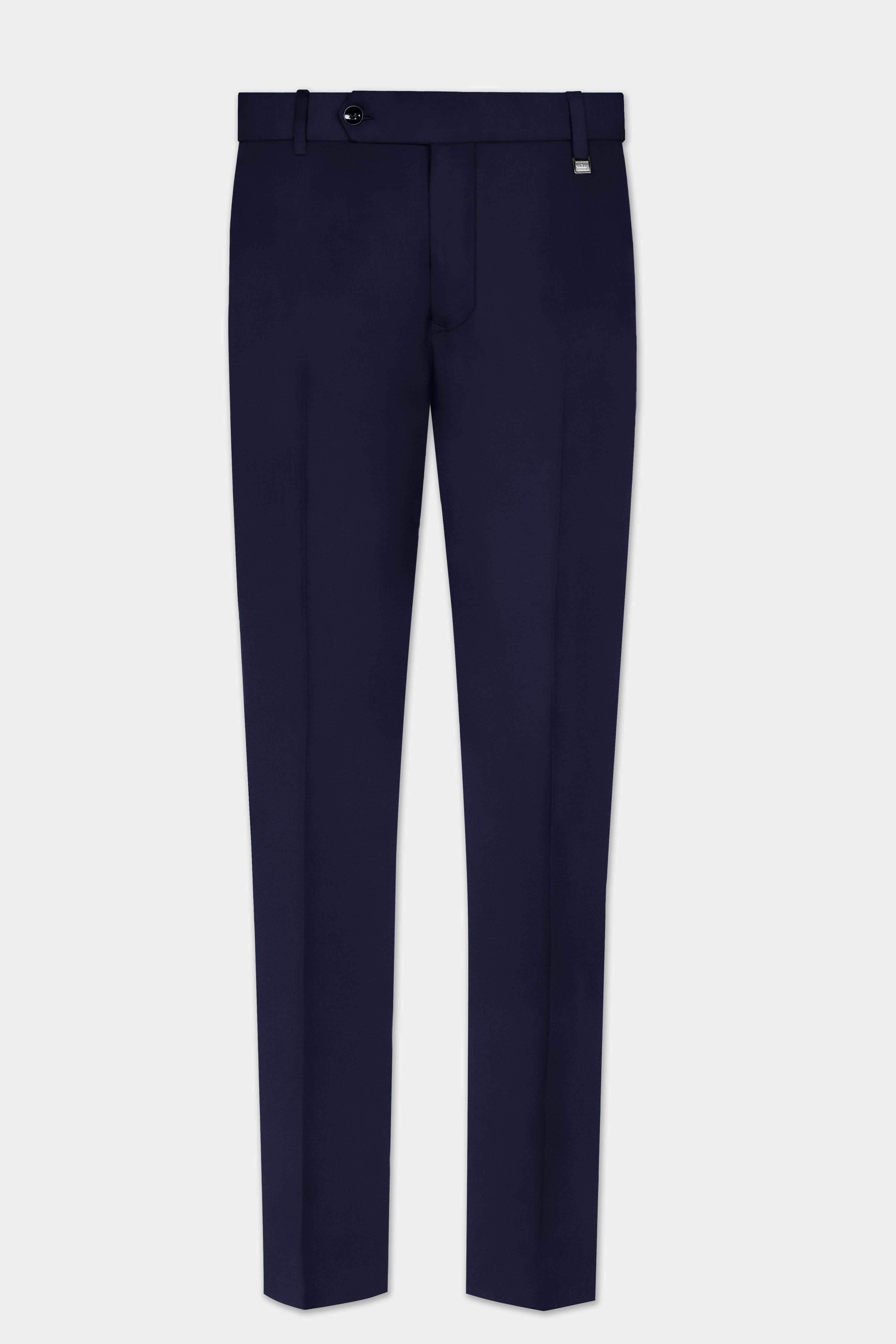 Mirage Blue Wool Rich Single Breasted Suit