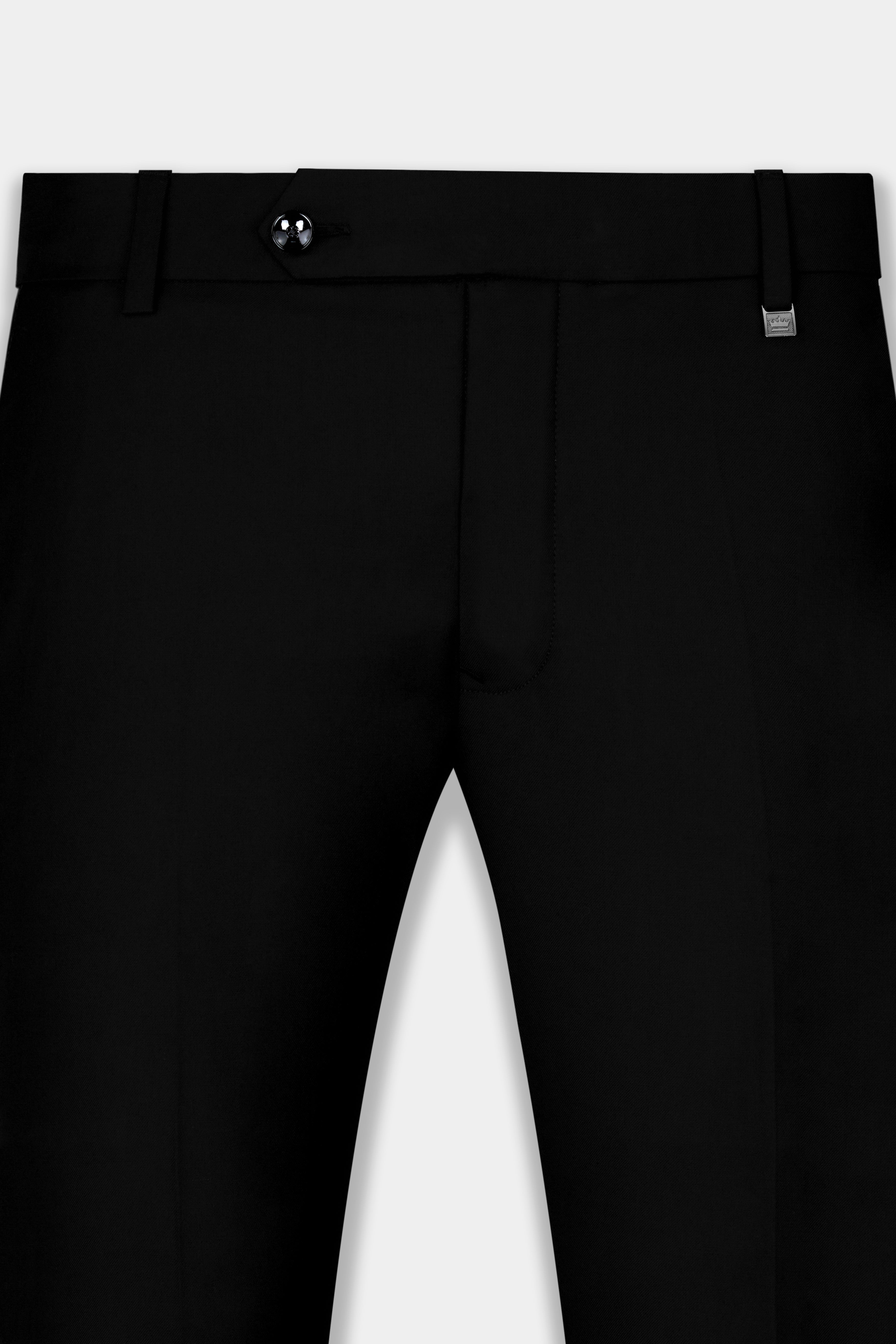 Blackberrys Men's Formal B-91 Skinny Fit Stretchable Trousers (Size:  38)-BL-BLACK-175# Black : Amazon.in: Fashion
