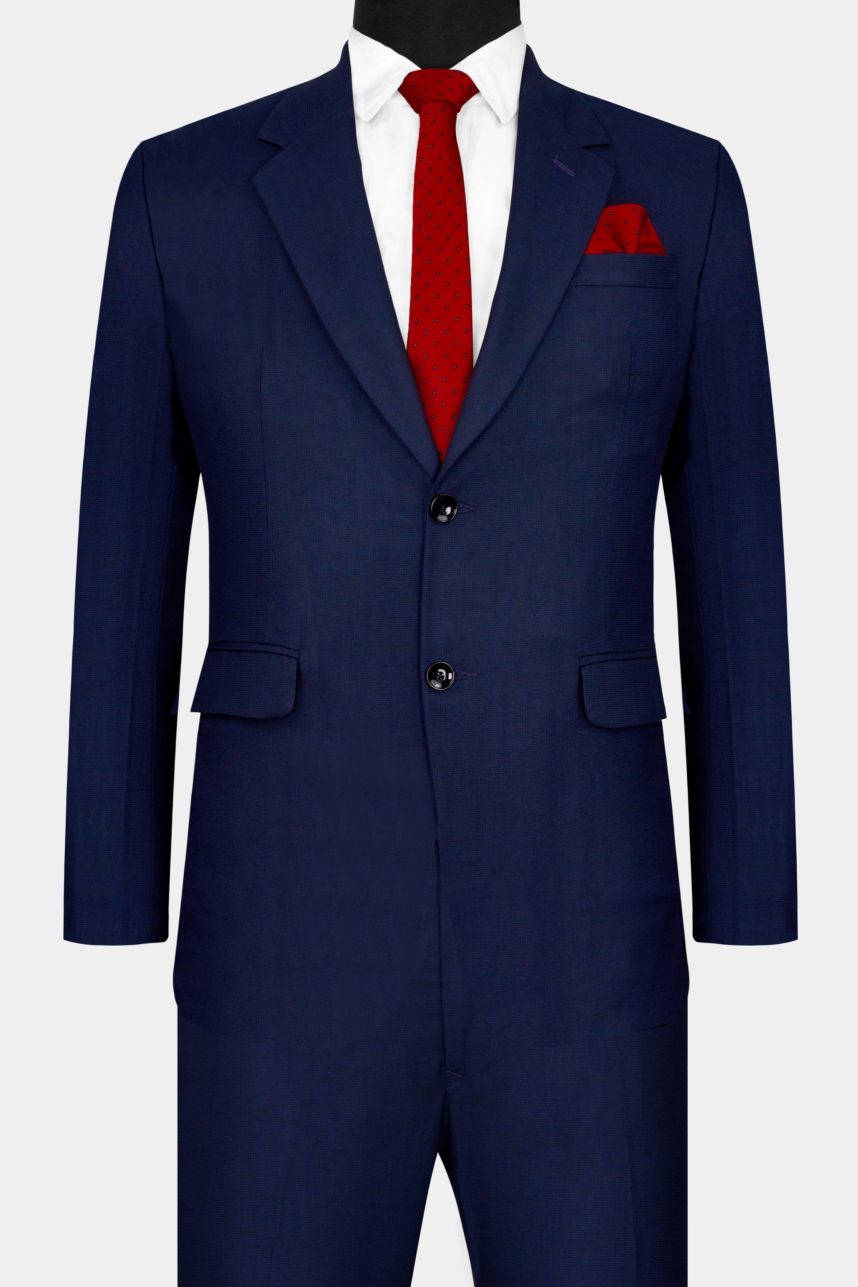 Midnight Navy Blue Wool Rich Single Breasted Suit ST2753-SB-36, ST2753-SB-38, ST2753-SB-40, ST2753-SB-42, ST2753-SB-44, ST2753-SB-46, ST2753-SB-48, ST2753-SB-50, ST2753-SB-52, ST2753-SB-54, ST2753-SB-56, ST2753-SB-58, ST2753-SB-60