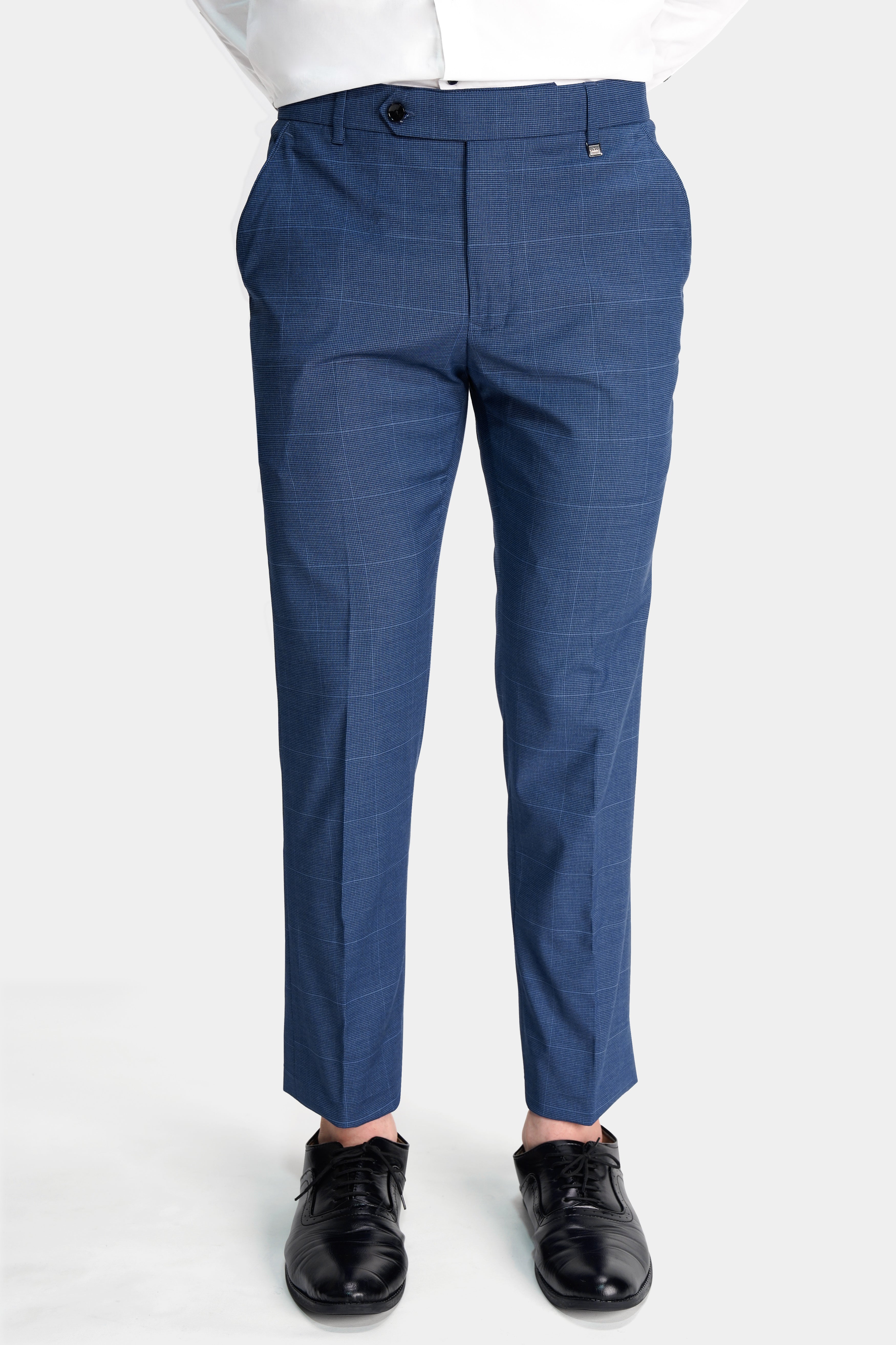 Gun Powder Blue Windowpane Wool Rich Stretchable traveler Suit ST2760-SB-36, ST2760-SB-38, ST2760-SB-40, ST2760-SB-42, ST2760-SB-44, ST2760-SB-46, ST2760-SB-48, ST2760-SB-50, ST2760-SB-52, ST2760-SB-54, ST2760-SB-56, ST2760-SB-58, ST2760-SB-60