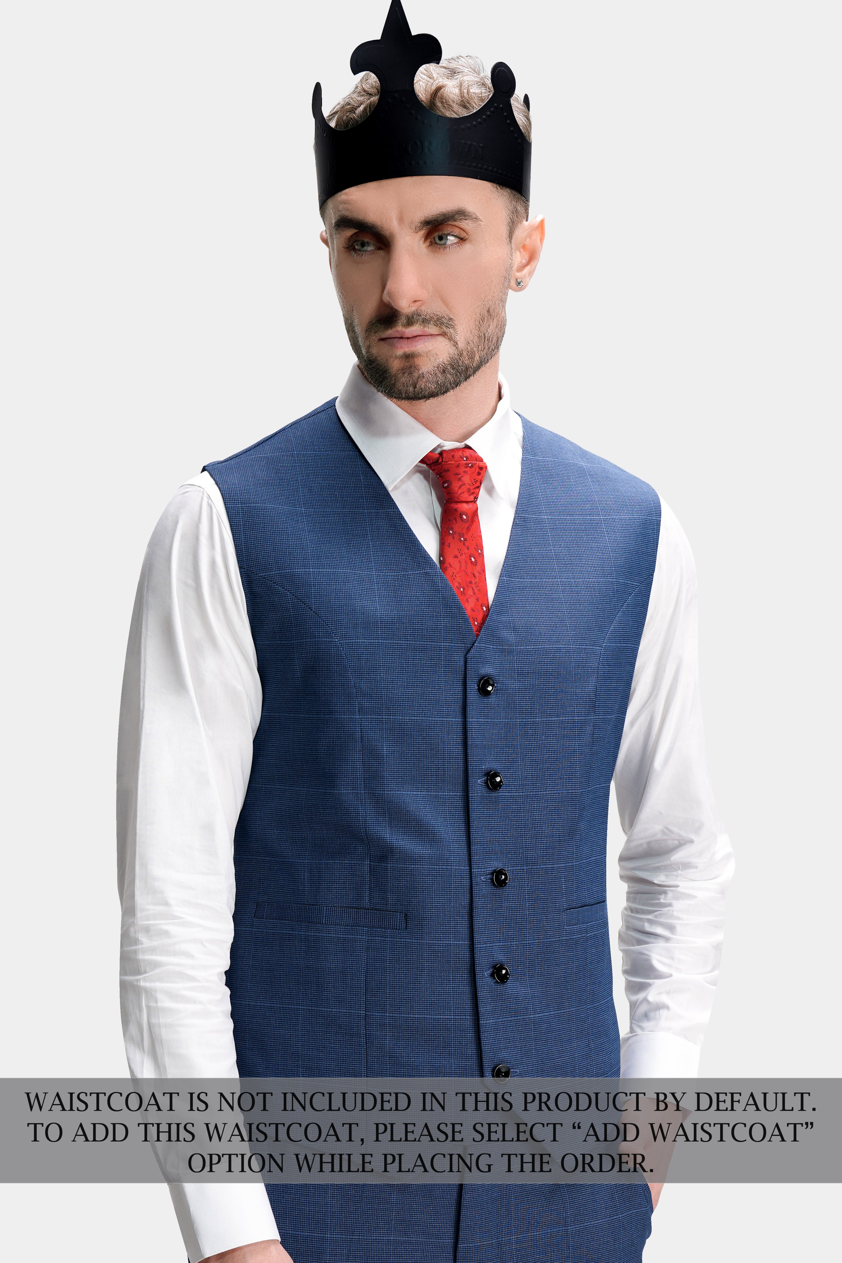 Gun Powder Blue Windowpane Wool Rich Stretchable traveler Suit ST2760-SB-36, ST2760-SB-38, ST2760-SB-40, ST2760-SB-42, ST2760-SB-44, ST2760-SB-46, ST2760-SB-48, ST2760-SB-50, ST2760-SB-52, ST2760-SB-54, ST2760-SB-56, ST2760-SB-58, ST2760-SB-60