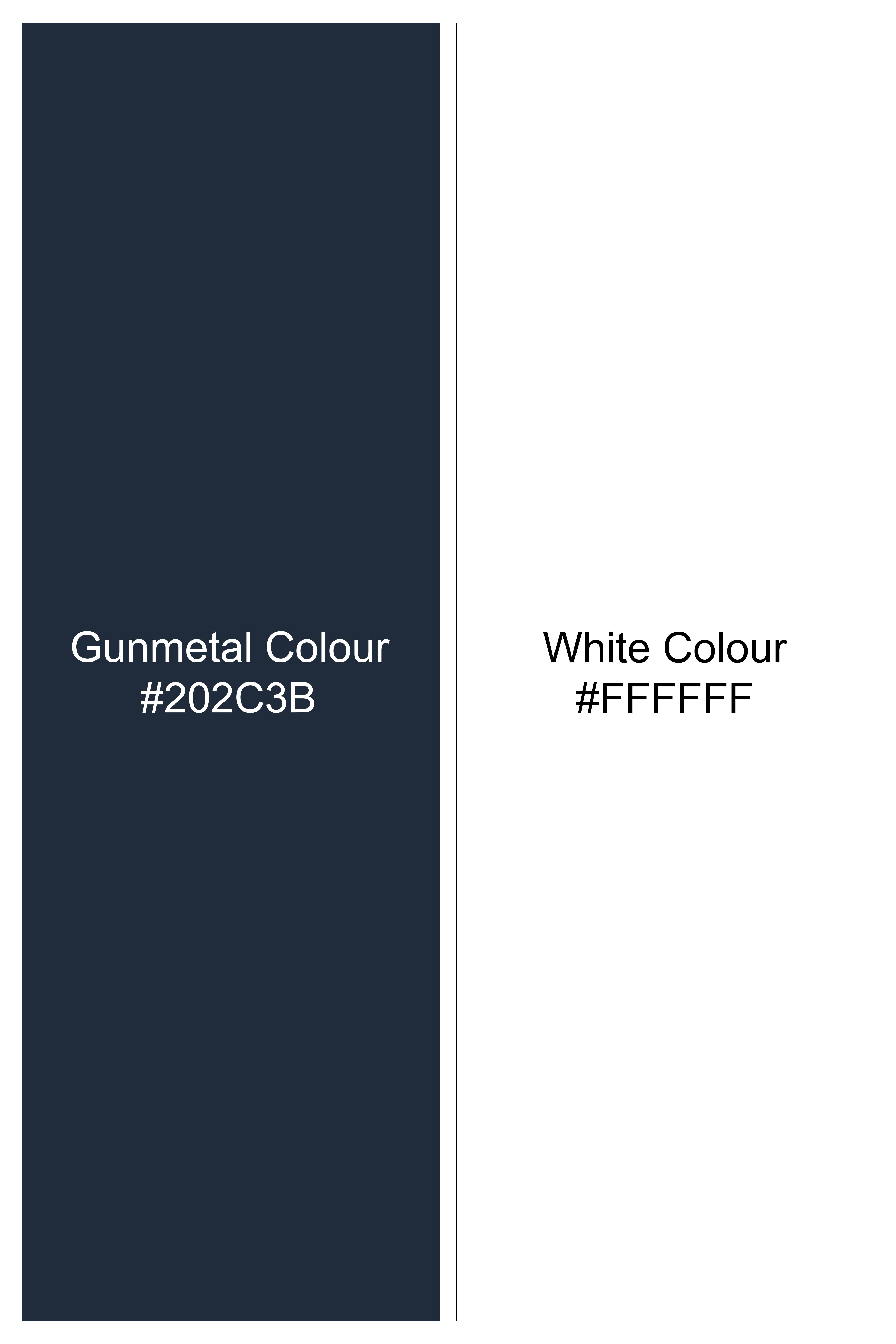 Gunmetal Blue with White Striped Premium Wool Rich Designer Suit ST2772-DB-D481-36, ST2772-DB-D481-38, ST2772-DB-D481-40, ST2772-DB-D481-42, ST2772-DB-D481-44, ST2772-DB-D481-46, ST2772-DB-D481-48, ST2772-DB-D481-50, ST2772-DB-D481-52, ST2772-DB-D481-54, ST2772-DB-D481-56, ST2772-DB-D481-58, ST2772-DB-D481-60
