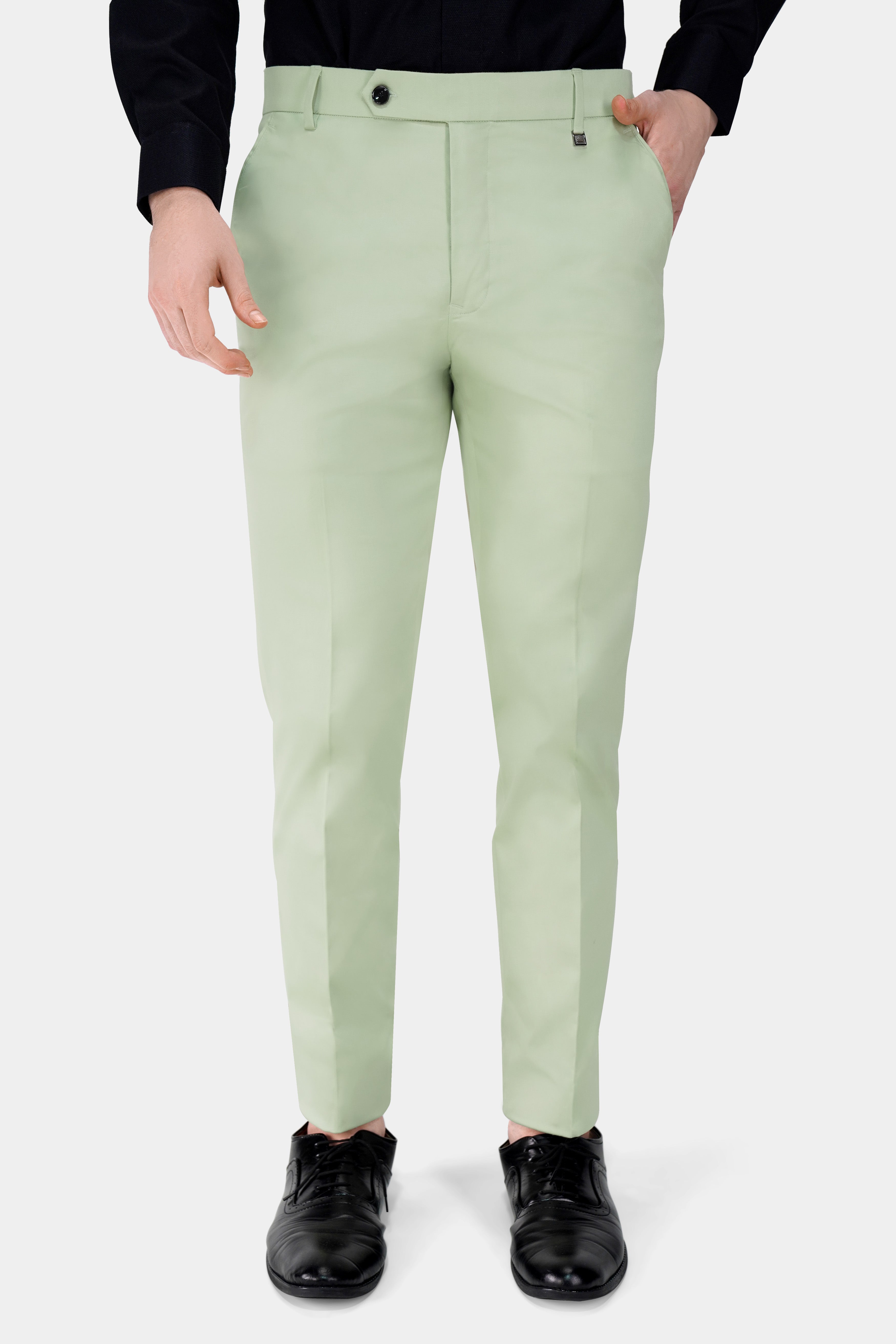 Coriander Green Premium Cotton Bandhgala Stretchable traveler Suit ST2796-BG36, ST2796-BG38, ST2796-BG40, ST2796-BG42, ST2796-BG44, ST2796-BG46, ST2796-BG48, ST2796-BG50, ST2796-BG52, ST2796-BG54, ST2796-BG56, ST2796-BG58, ST2796-BG60