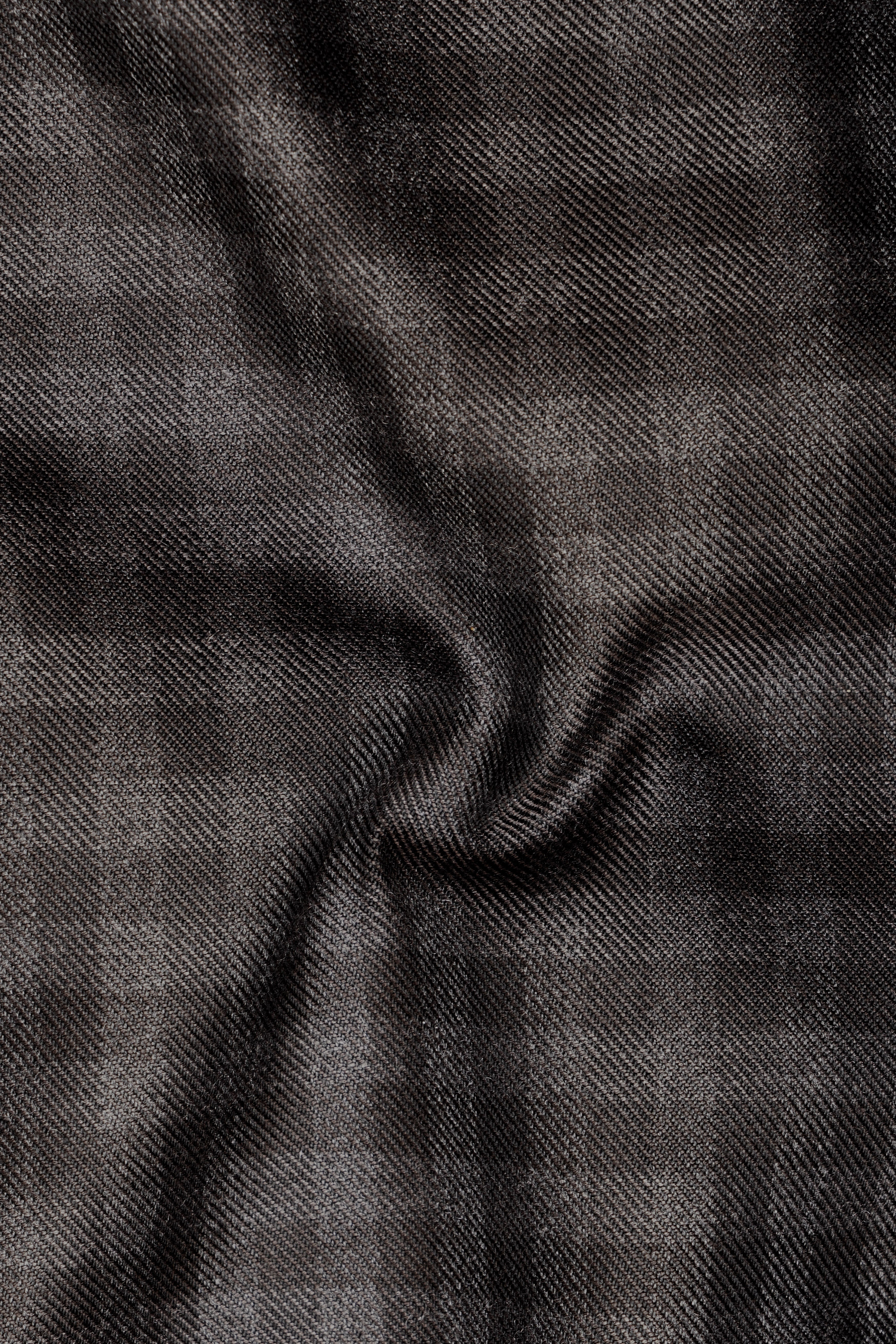 Jade Black and Storm Brown Checkered Wool Rich Double Breasted Suit