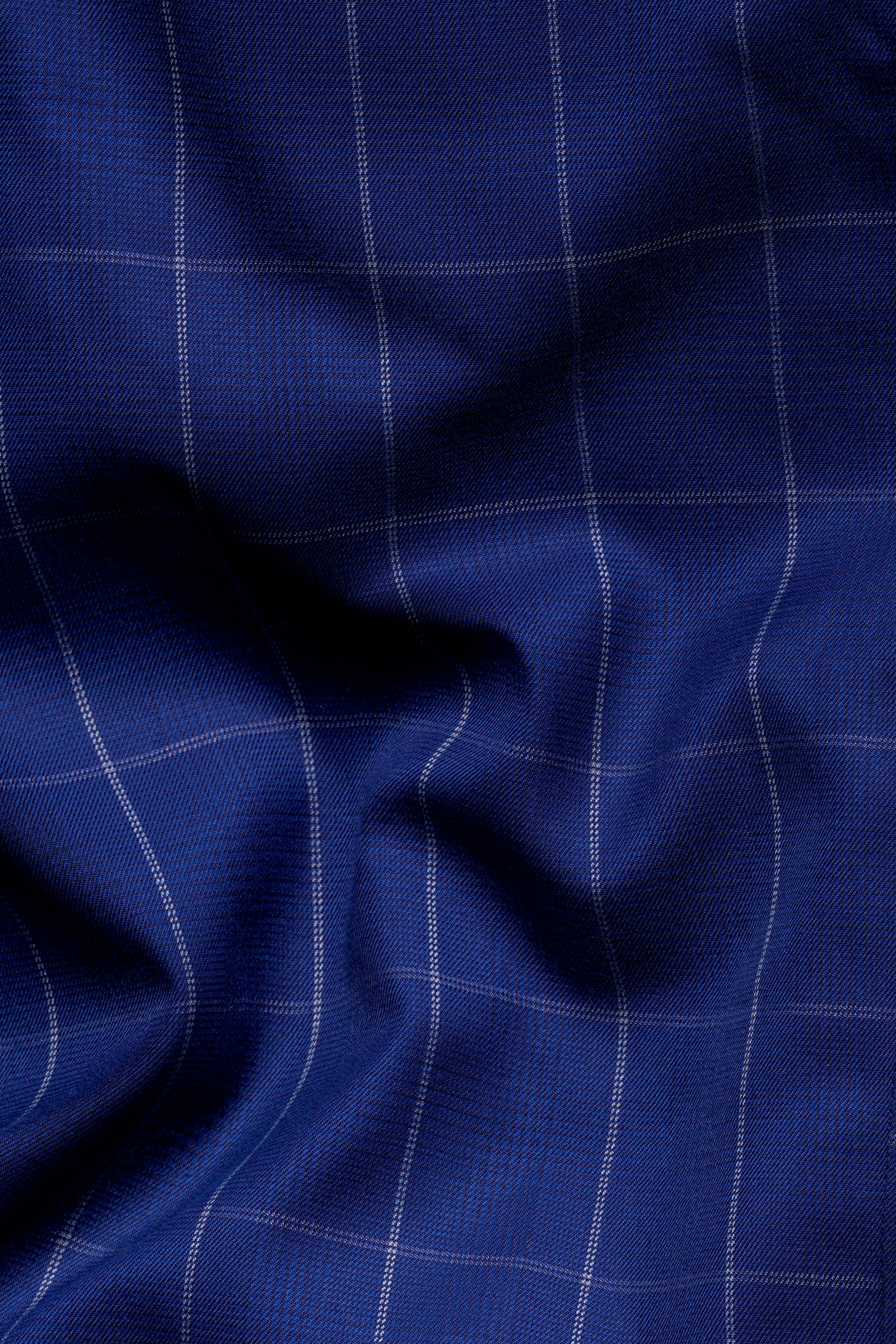 Lapis Blue Windowpane Wool Rich Double Breasted Suit ST2940-DB-36, ST2940-DB-38, ST2940-DB-40, ST2940-DB-42, ST2940-DB-44, ST2940-DB-46, ST2940-DB-48, ST2940-DB-50, ST2940-DB-52, ST2940-DB-54, ST2940-DB-56, ST2940-DB-58, ST2940-DB-60