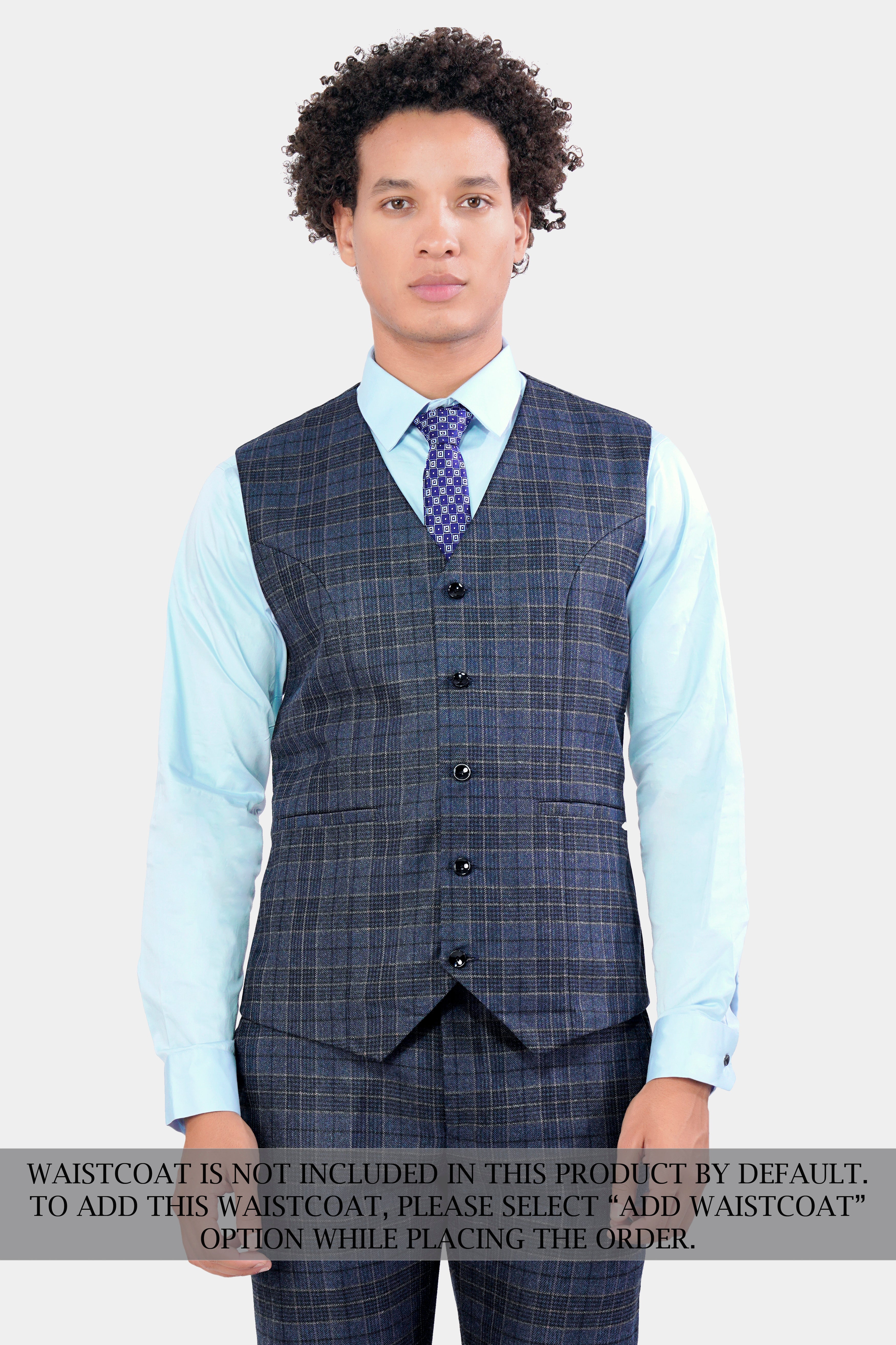 Aegean Blue and Ebony Clay Blue Plaid Tweed Double Breasted Suit ST2945-DB-36, ST2945-DB-38, ST2945-DB-40, ST2945-DB-42, ST2945-DB-44, ST2945-DB-46, ST2945-DB-48, ST2945-DB-50, ST2945-DB-52, ST2945-DB-54, ST2945-DB-56, ST2945-DB-58, ST2945-DB-60