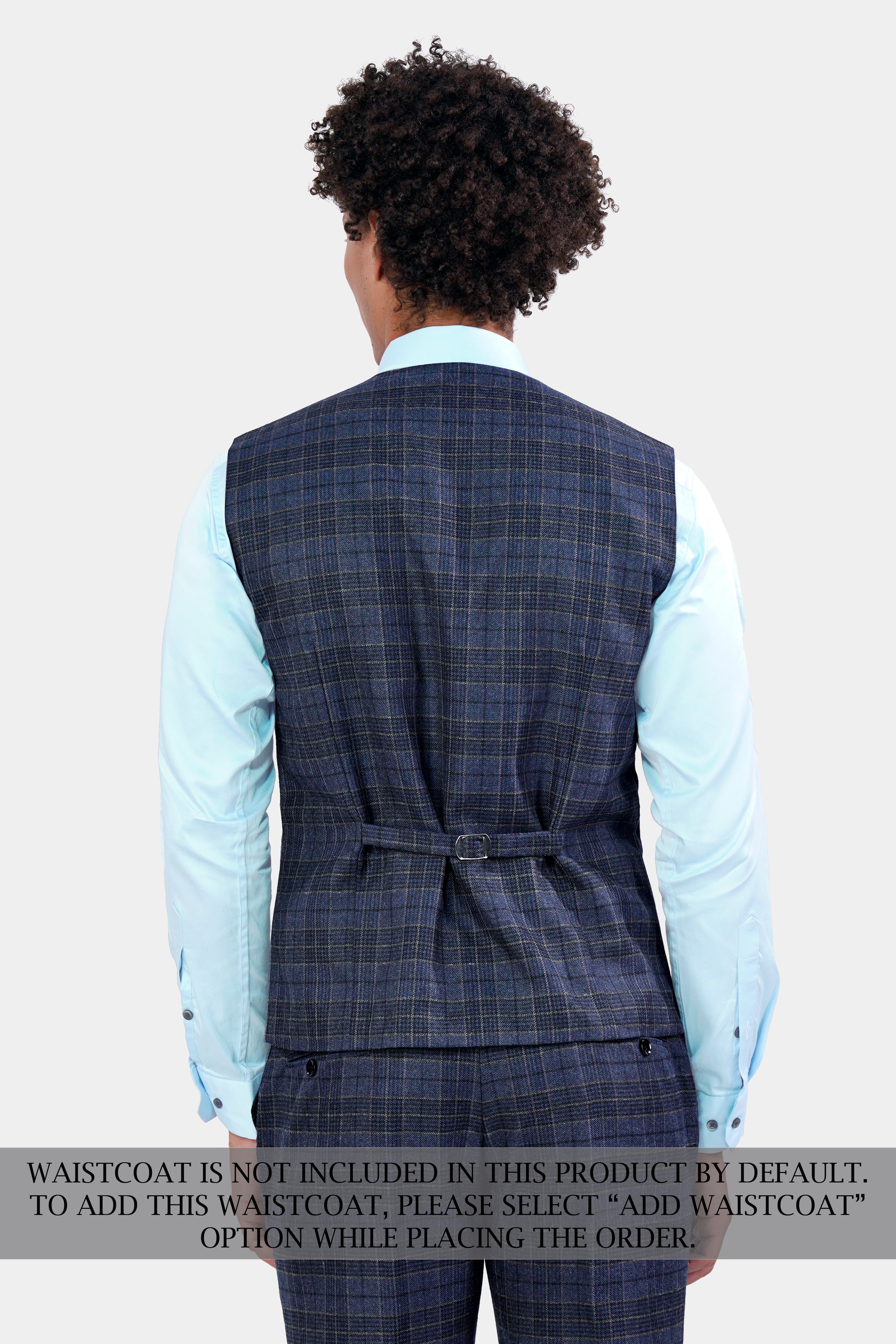 Aegean Blue and Ebony Clay Blue Plaid Tweed Double Breasted Suit ST2945-DB-36, ST2945-DB-38, ST2945-DB-40, ST2945-DB-42, ST2945-DB-44, ST2945-DB-46, ST2945-DB-48, ST2945-DB-50, ST2945-DB-52, ST2945-DB-54, ST2945-DB-56, ST2945-DB-58, ST2945-DB-60