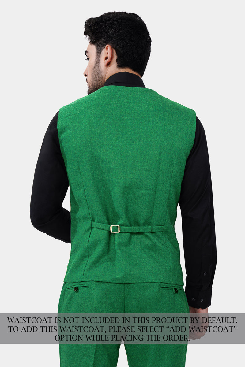 Napier Green Tweed Double Breasted Suit